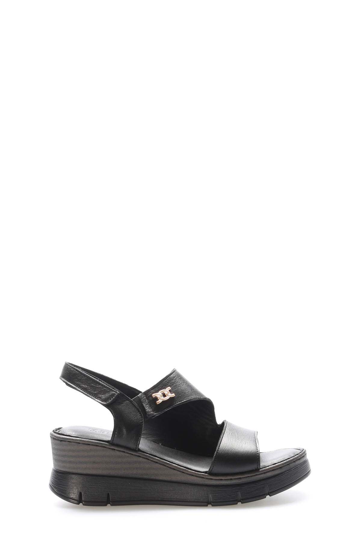 Hakiki Deri Kadın Klasik Sandalet 621ZA1127 - Görsel 3