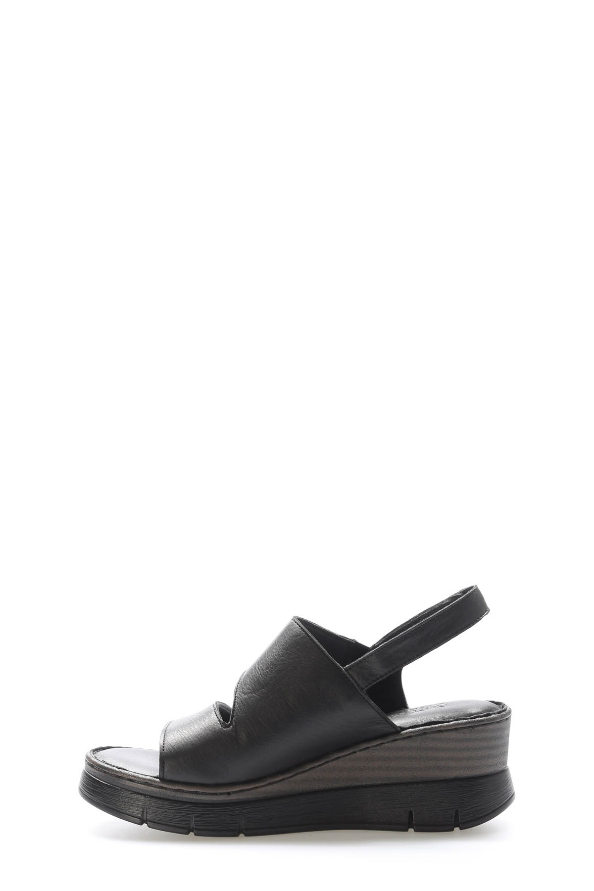 Hakiki Deri Kadın Klasik Sandalet 621ZA1127 - Görsel 4