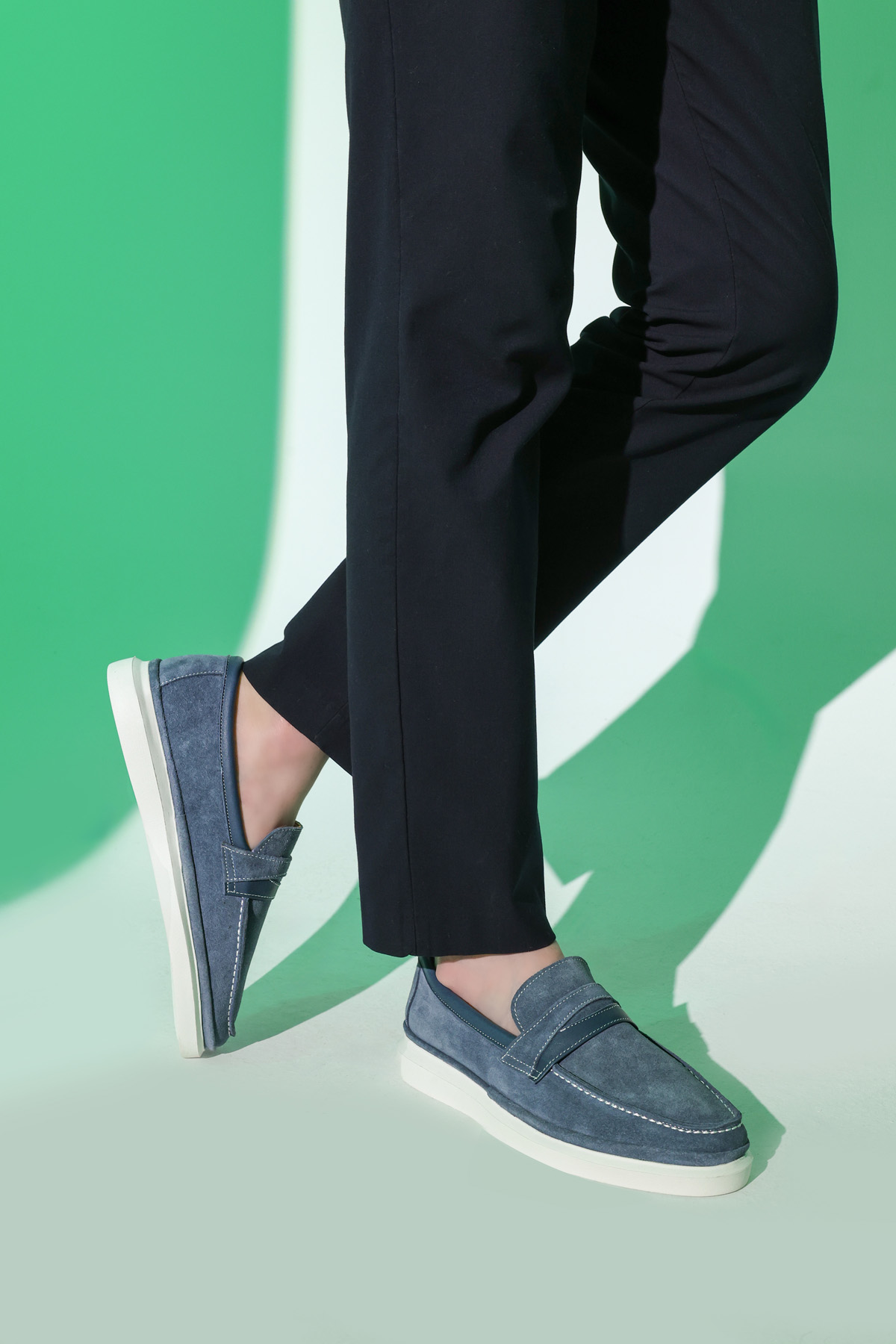 Hakiki Deri Erkek Casual Ayakkabı 722MA468 - Görsel 2