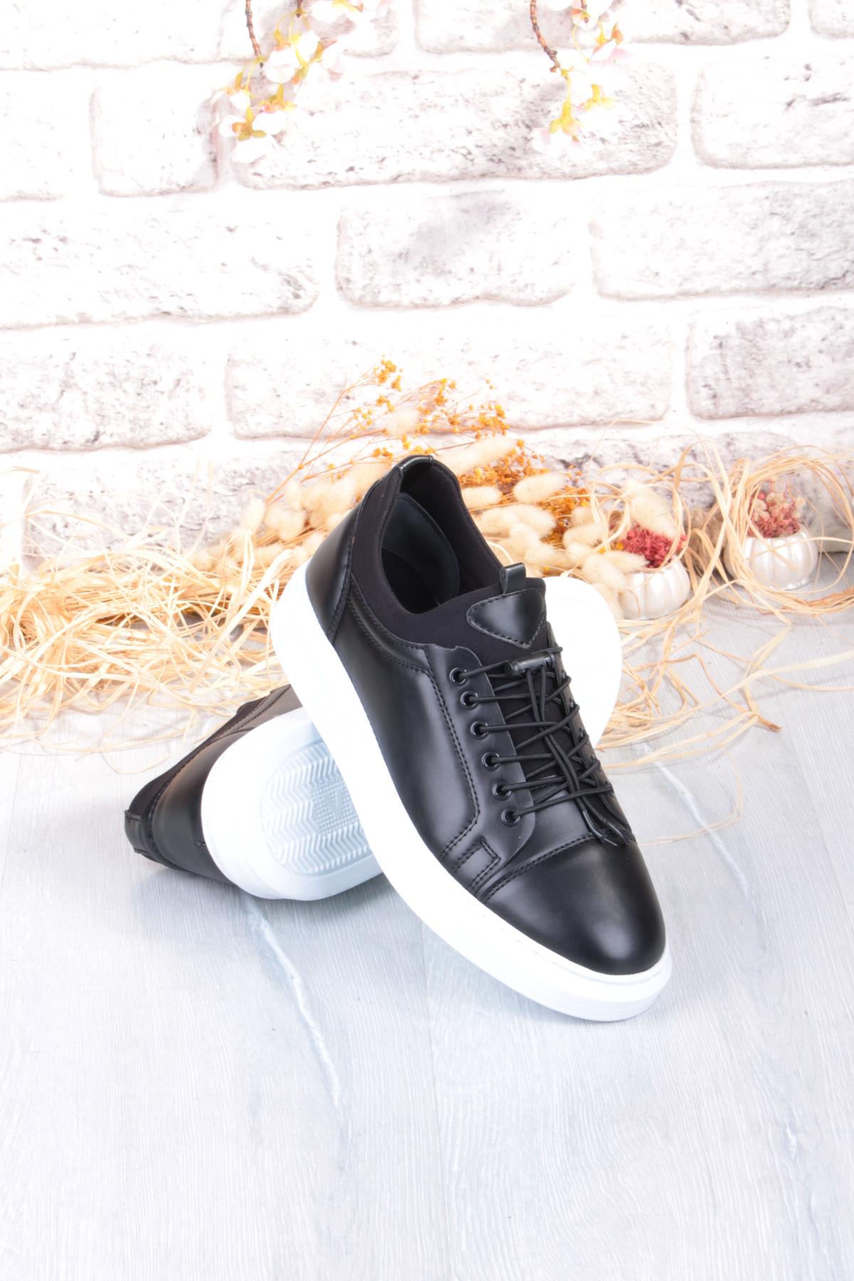 1196 Etap Lastik Bağcıklı Rahat Hafif Dikişli Taban Erkek Ayakkabı - Görsel 6