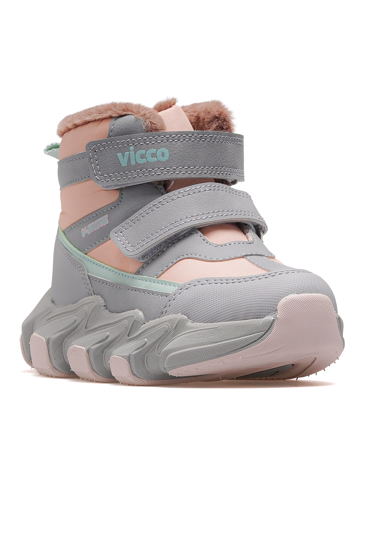 Fon Kız Çocuk Kürklü Sneaker Bot 25k 946.442 Pk Pudra - Görsel 5