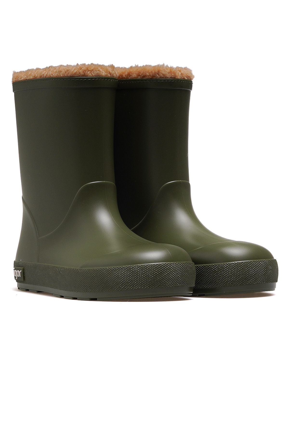 Yogi Borreguito Unisex Çocuk Kürklü Su Geçirmez Çizme 25k W10306 Haki - Görsel 6