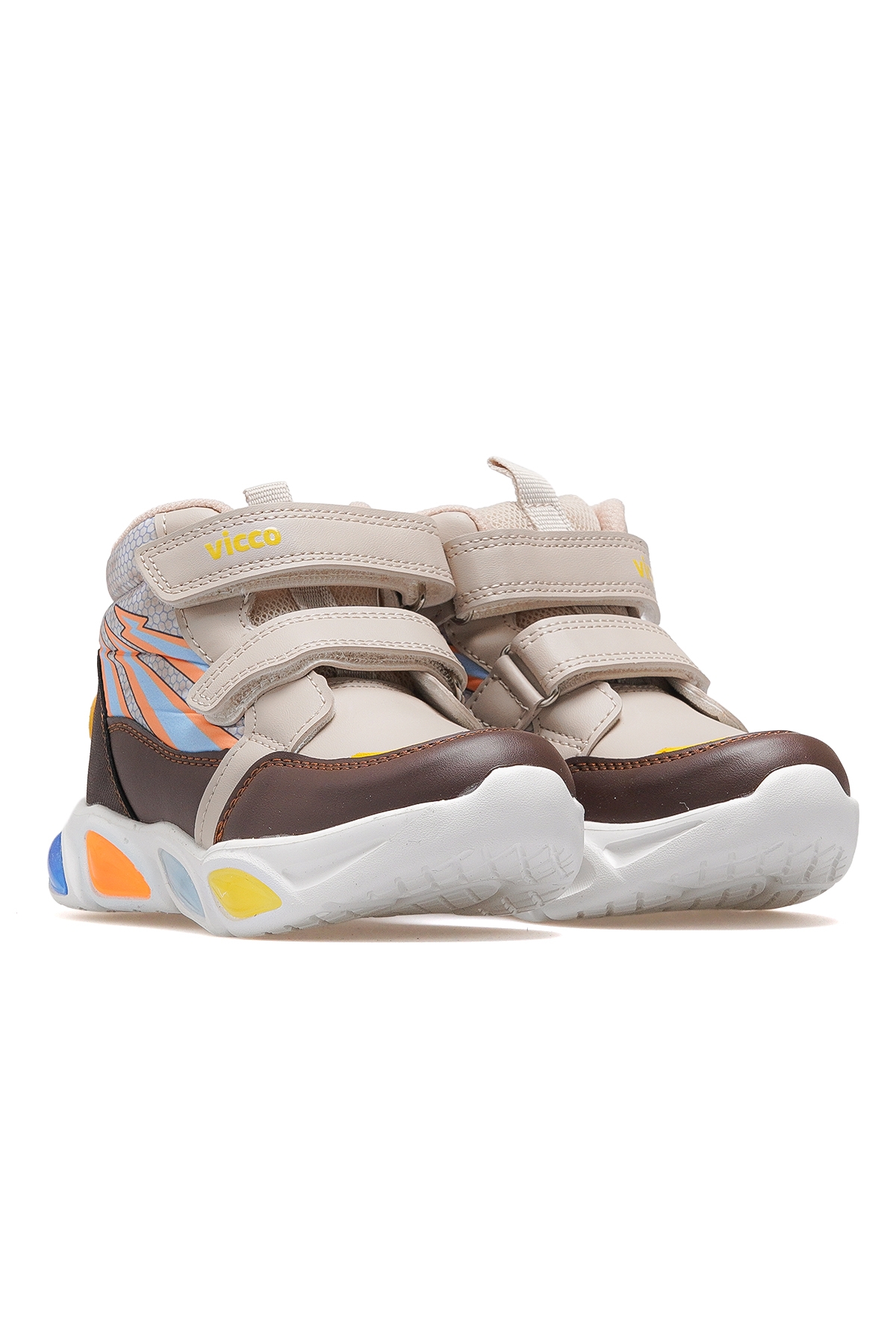 David Erkek Çocuk Işıklı Spor Bot 25k 946.420 Pe Bej - Görsel 6