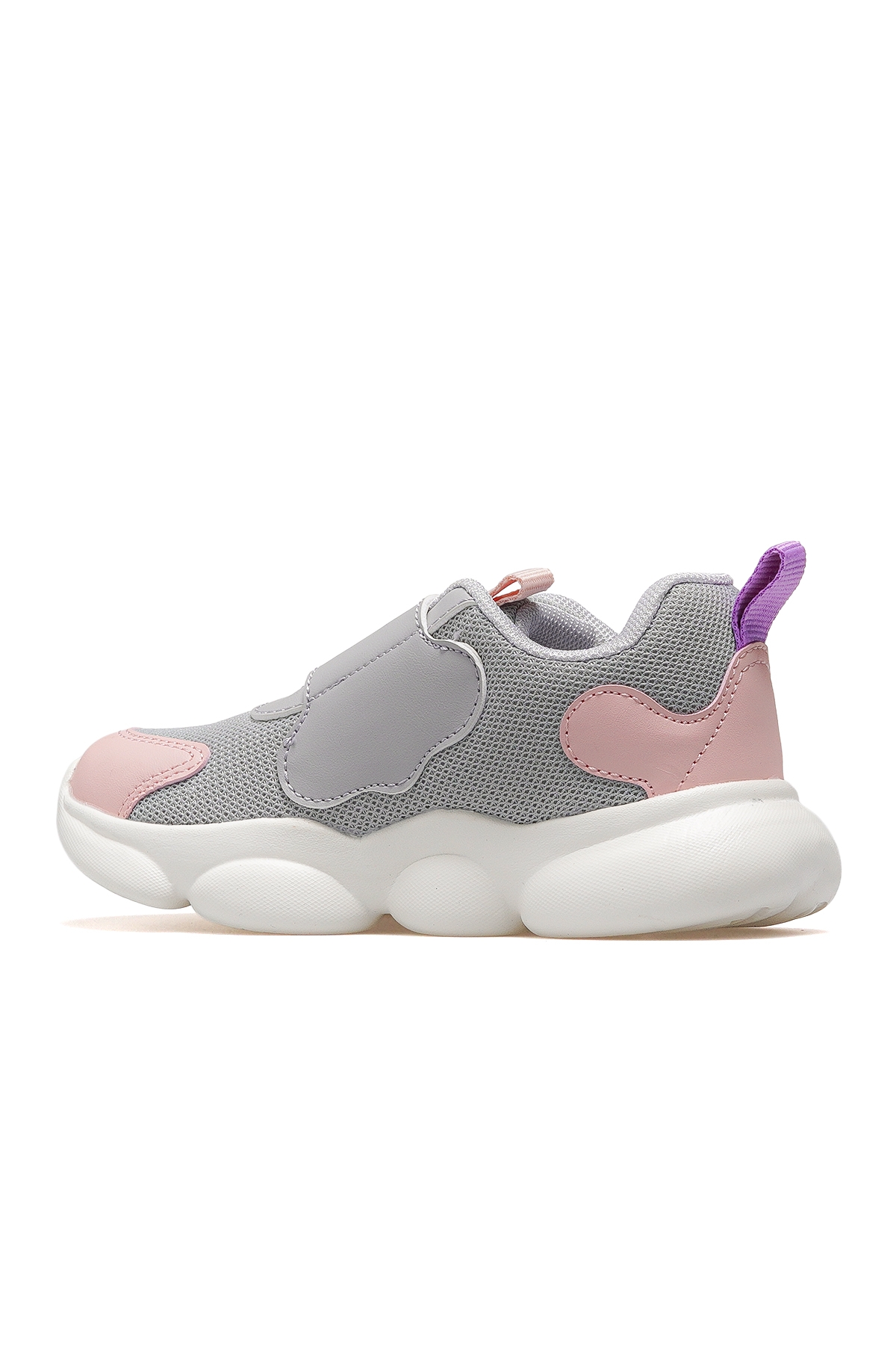 Gum Kız Çocuk Işıklı Spor Ayakkabı 25k 346.335 Pk Gri/pembe - Görsel 4