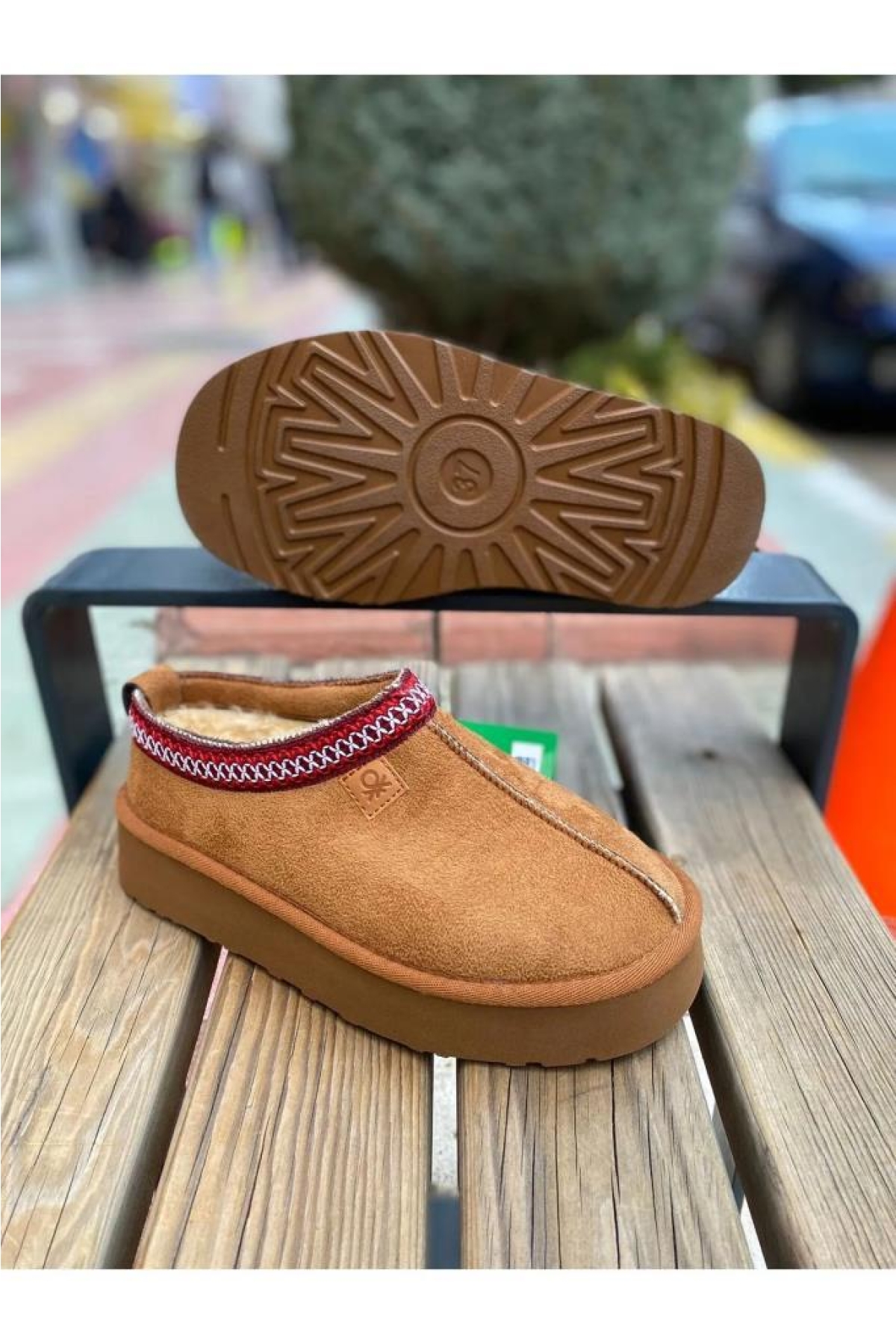 ® Kadın Tüylü Ayakkabı BN-50149 - Görsel 3