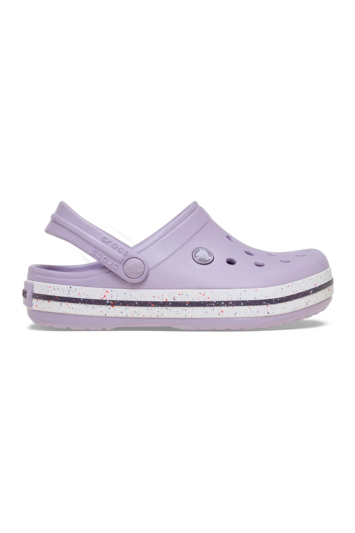 211621 Crocband Speckled Band Clog Terlik Lila - Görsel 2