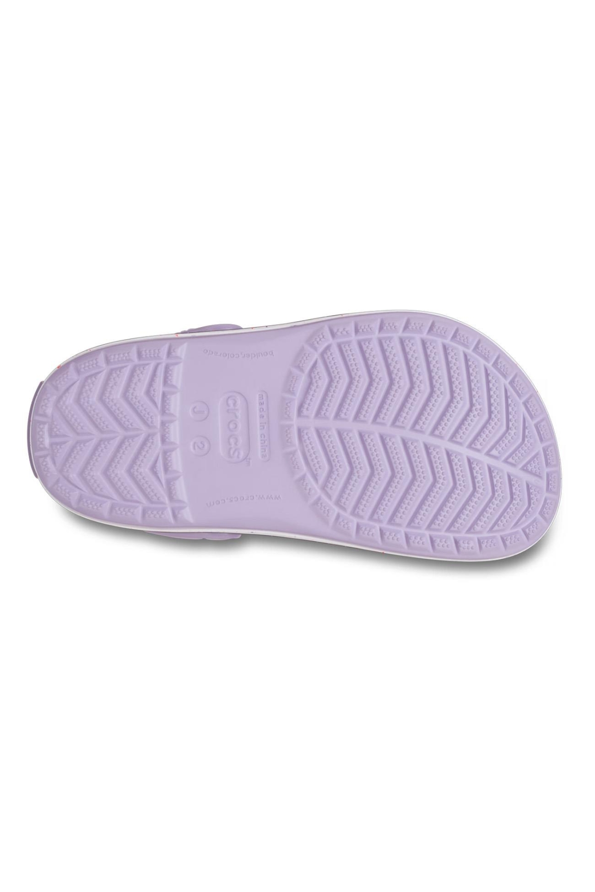 211621 Crocband Speckled Band Clog Terlik Lila - Görsel 6