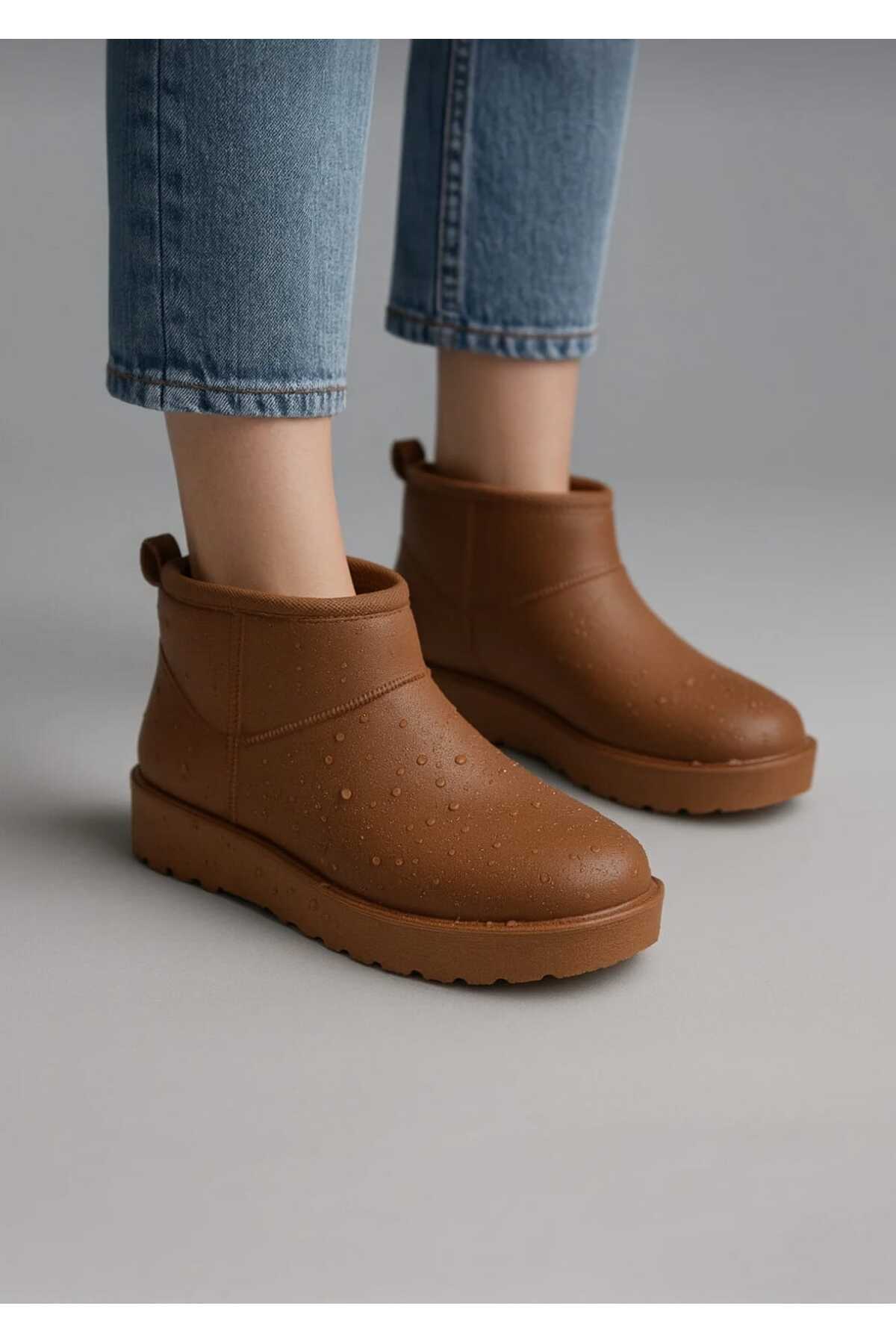 HSM SU GEÇİRMEZ İÇİ YOĞUN KÜRKLÜ KISA BOT - Görsel 2