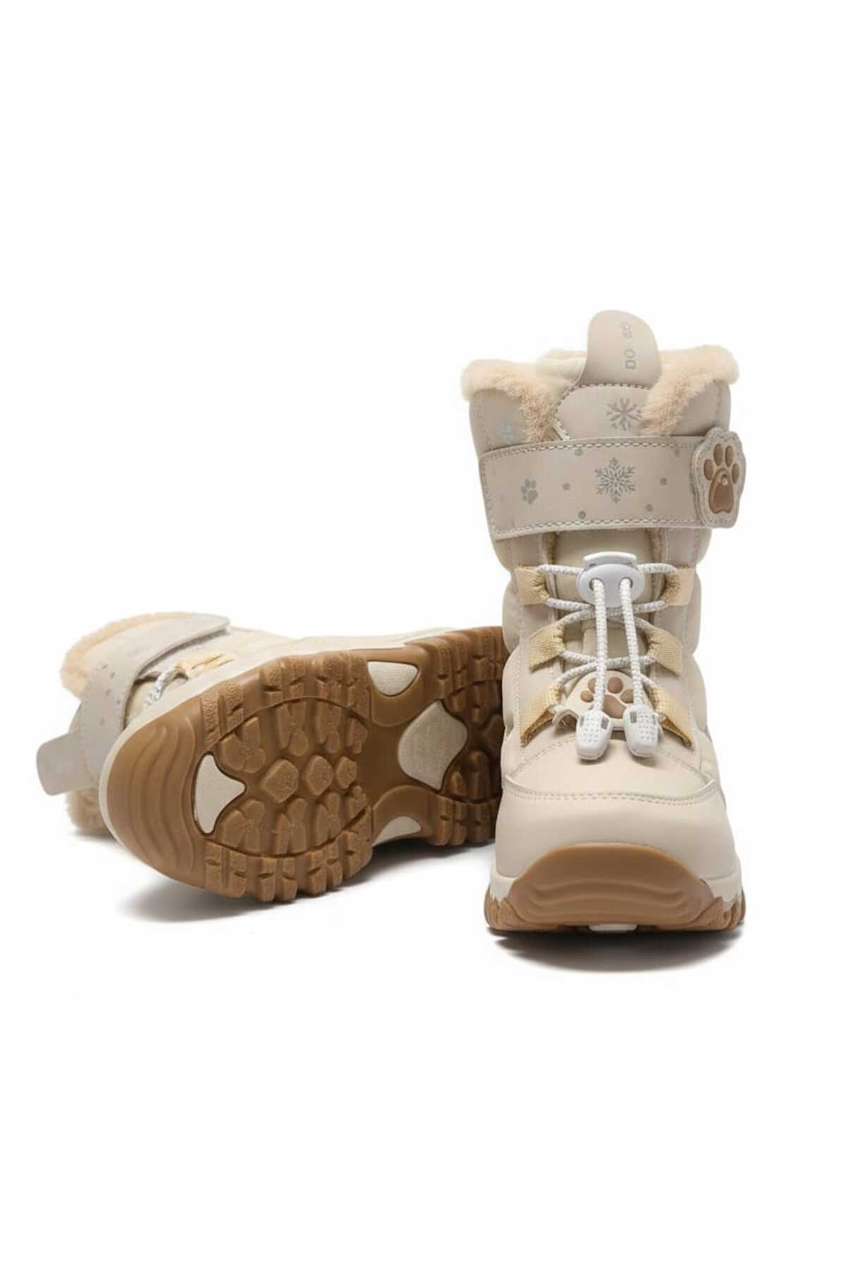 SYD KÜRKLÜ SOĞUYA DAYANIKLI SU GEÇİRMEZ CIRTLI KAR BOTU - Görsel 4