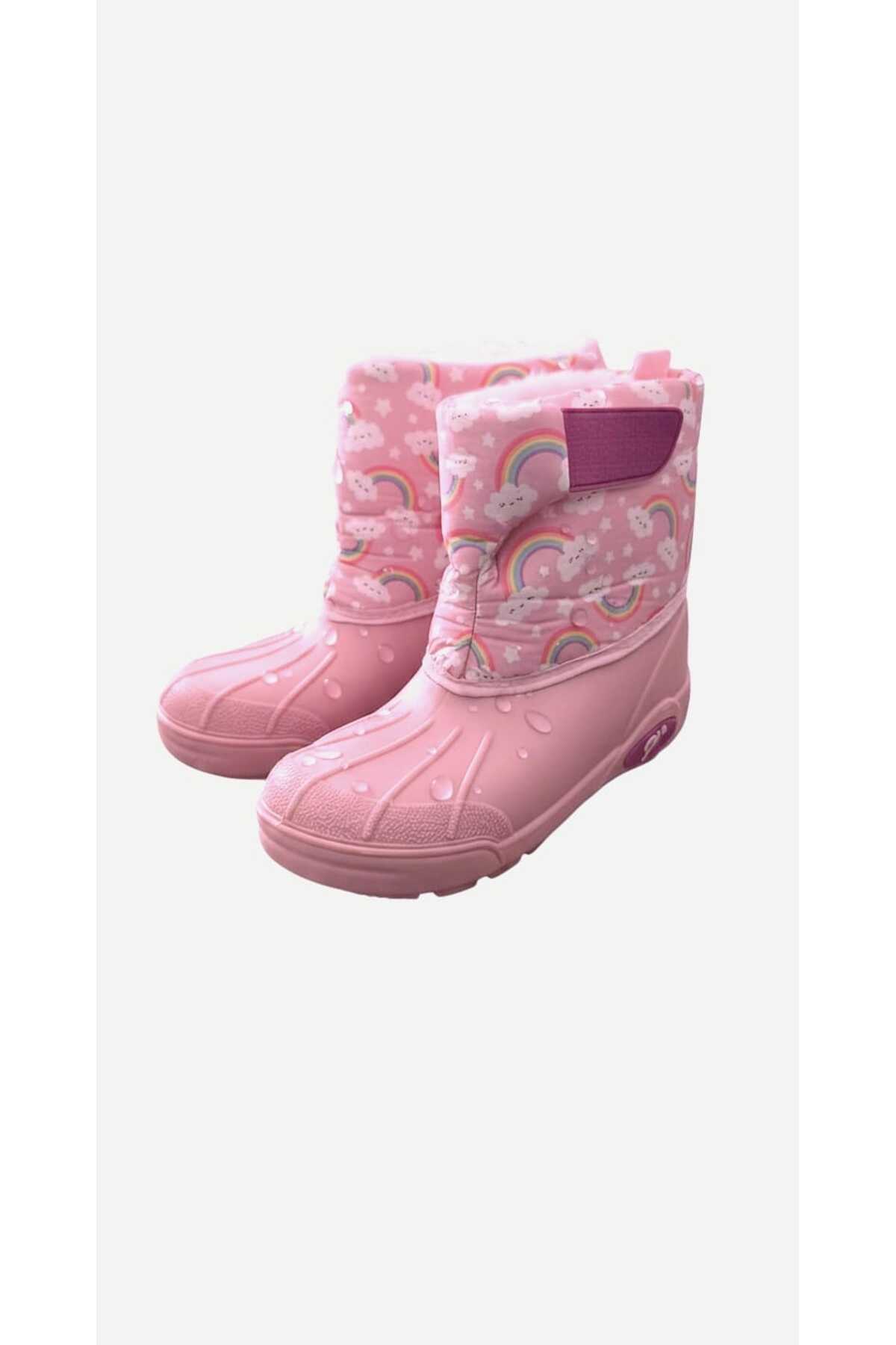 KIZ ÇOCUK SU GEÇİRMEZ İÇİ KÜRKLÜ KAR BOTU - Görsel 5