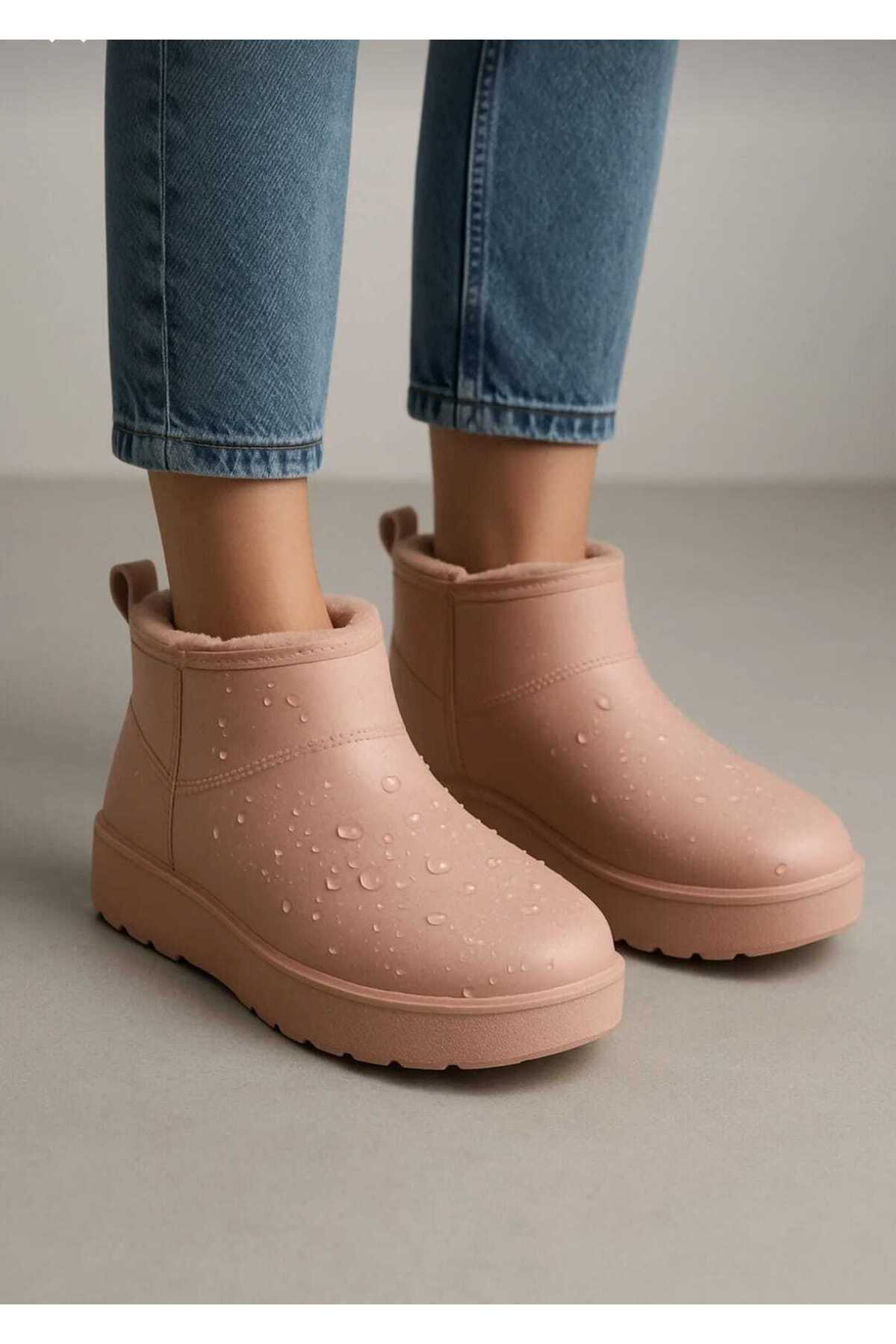 HSM SU GEÇİRMEZ İÇİ YOĞUN KÜRKLÜ KISA BOT - Görsel 2