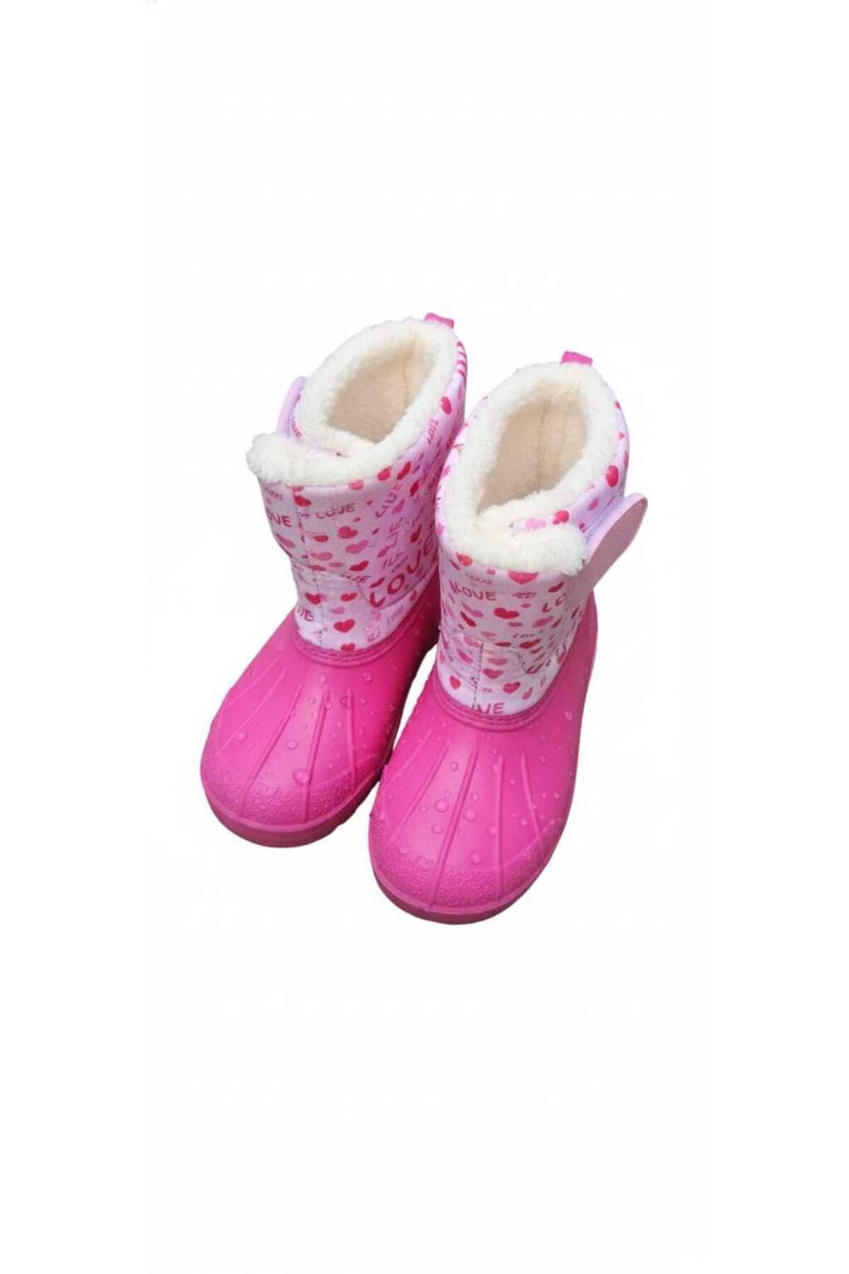 KIZ ÇOCUK SU GEÇİRMEZ İÇİ KÜRKLÜ KAR BOTU - Görsel 3