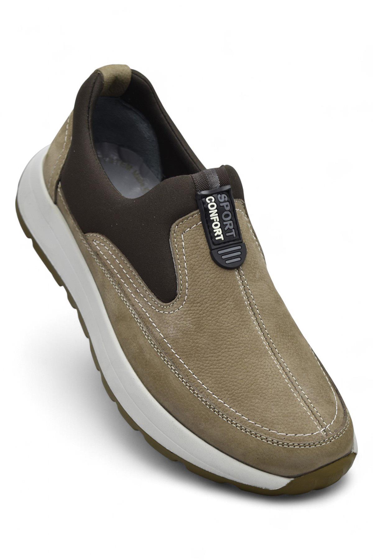 5501 Ortopedik Taban Hakiki Nubuk Deri Erkek Ayakkabı Mevsimlik Kışlık Erkek Ayakkabı - Görsel 3