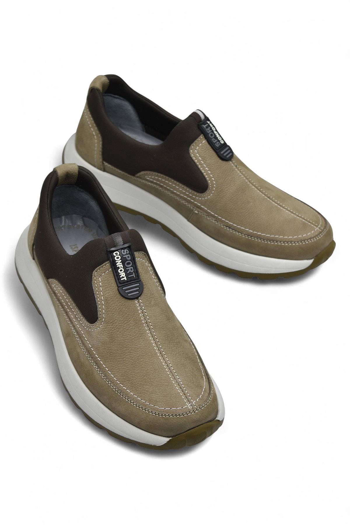 5501 Ortopedik Taban Hakiki Nubuk Deri Erkek Ayakkabı Mevsimlik Kışlık Erkek Ayakkabı - Görsel 4