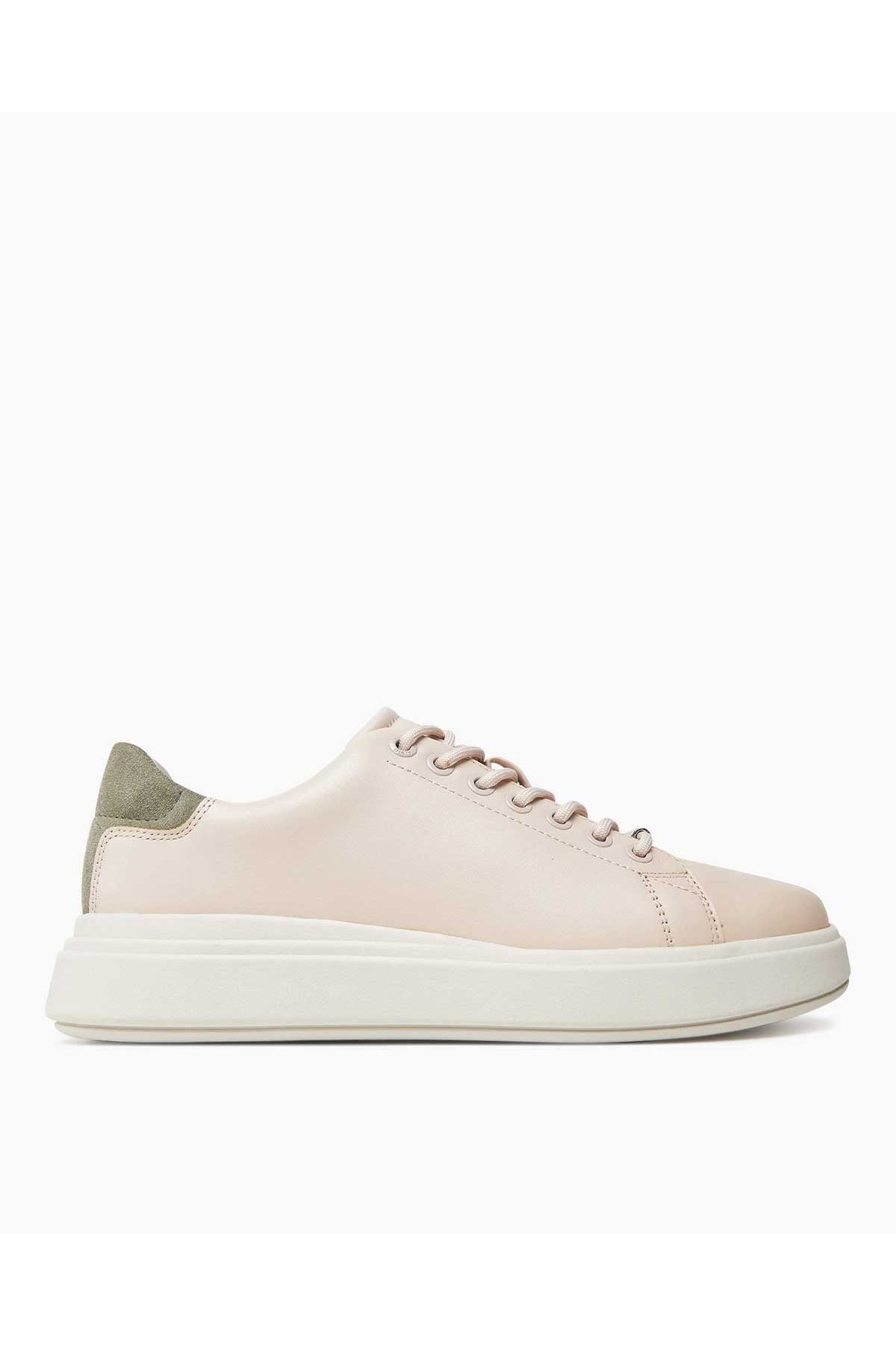 Yükselen Tabanlı Süet Detaylı Kadın Sneaker - Görsel 2