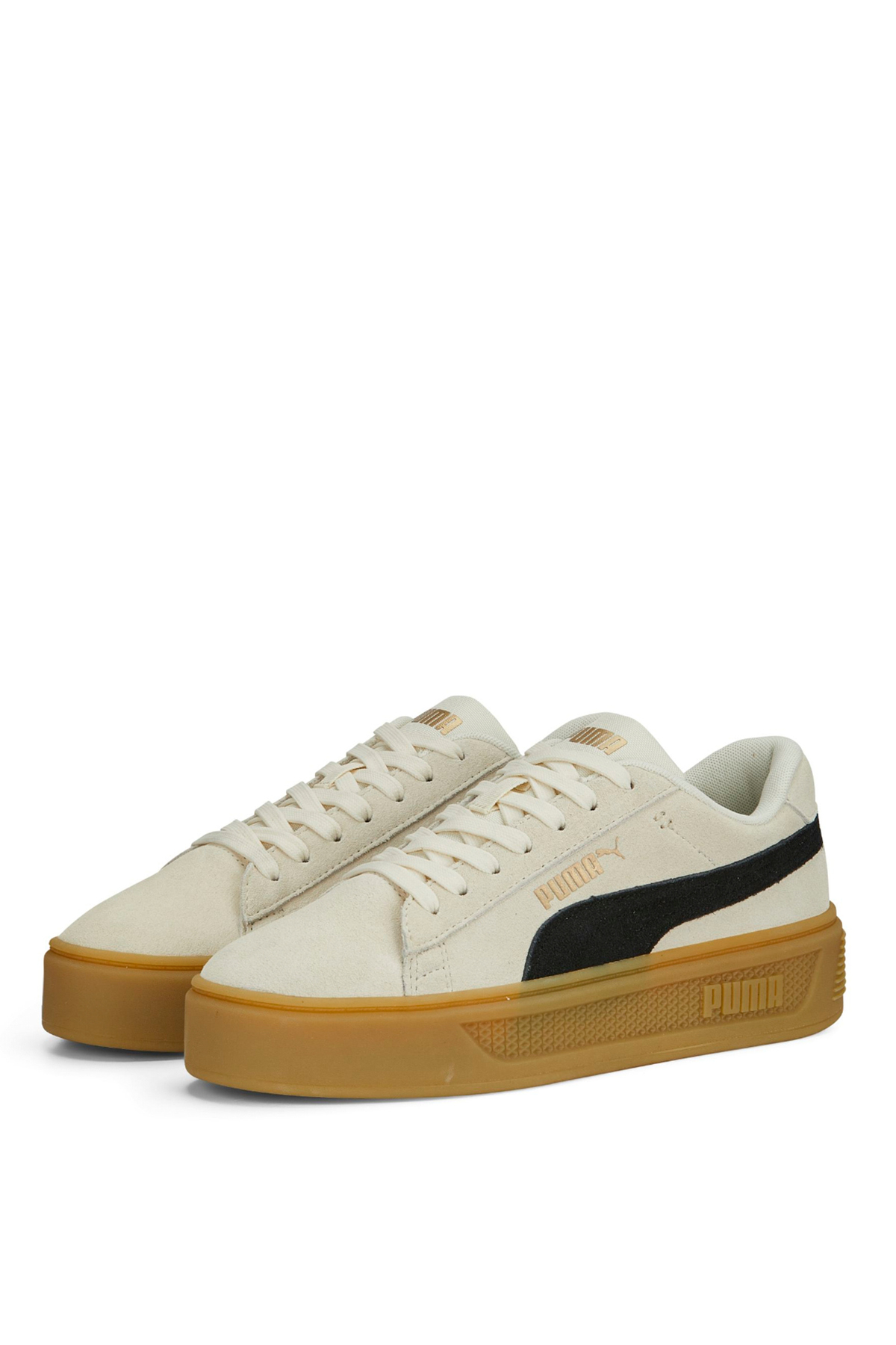 39194201 Smash Platform v3 SD Krem Kadın Lifestyle Ayakkabı - Görsel 3