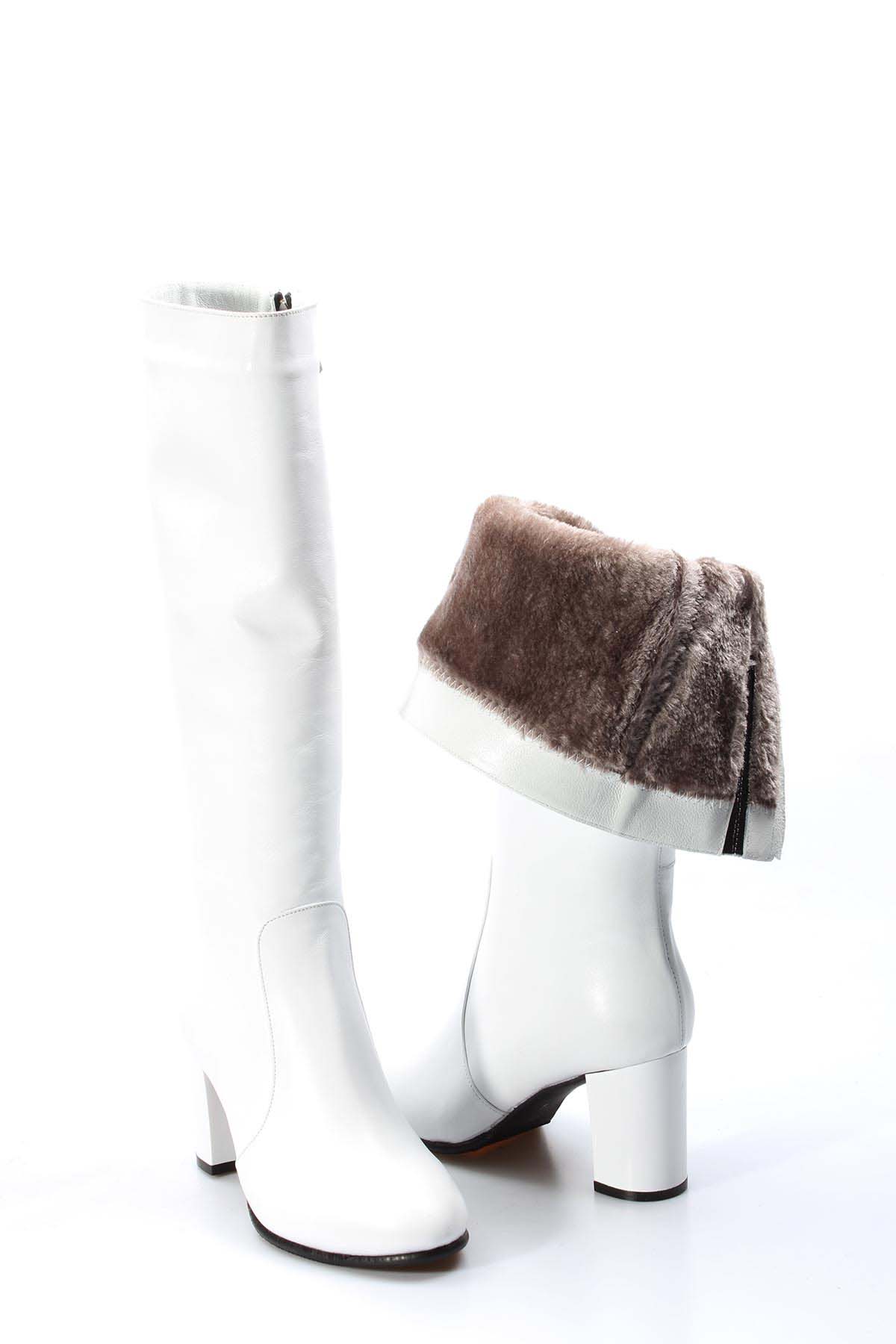 Hakiki Deri Kadın Klasik Çizme 064SZA999 - Görsel 6