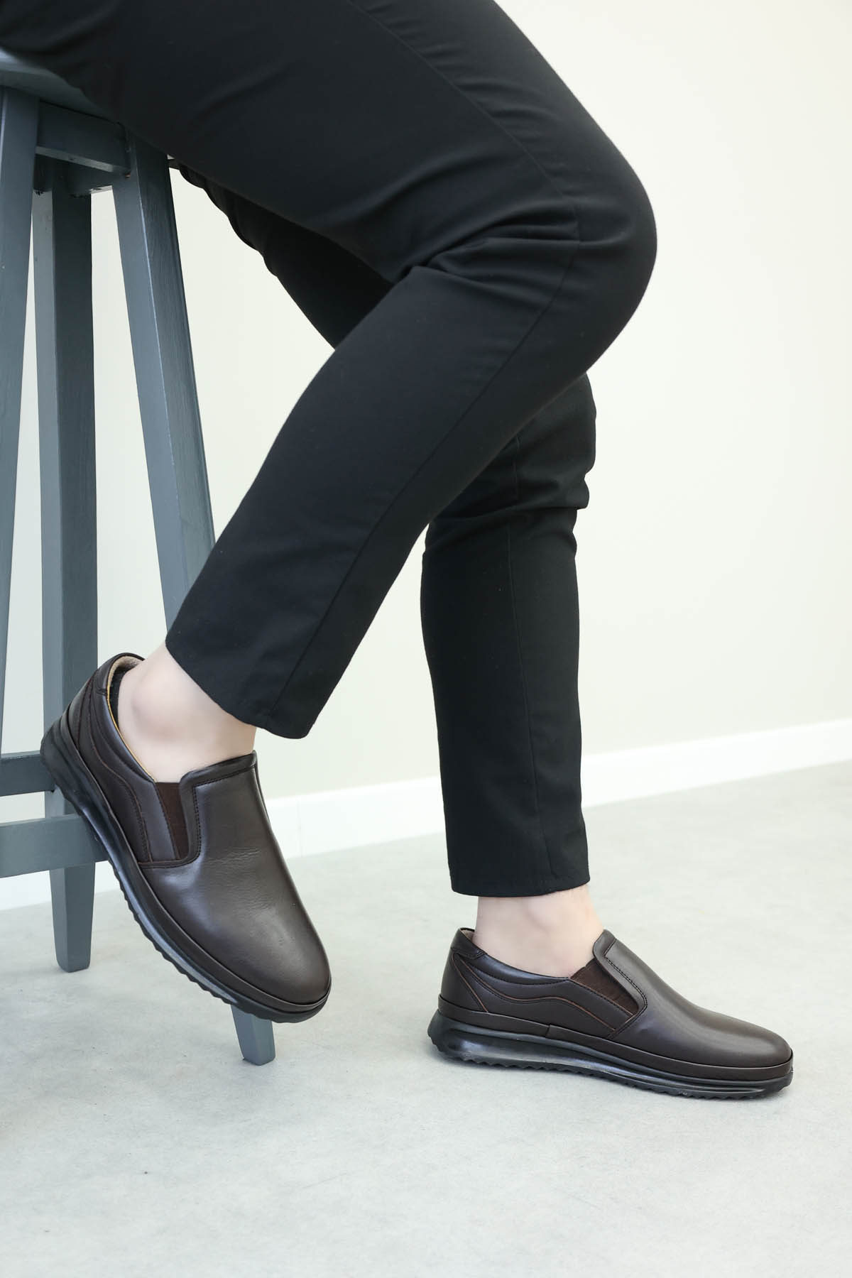 Hakiki Deri Erkek Casual Ayakkabı 662MAECCO - Görsel 6