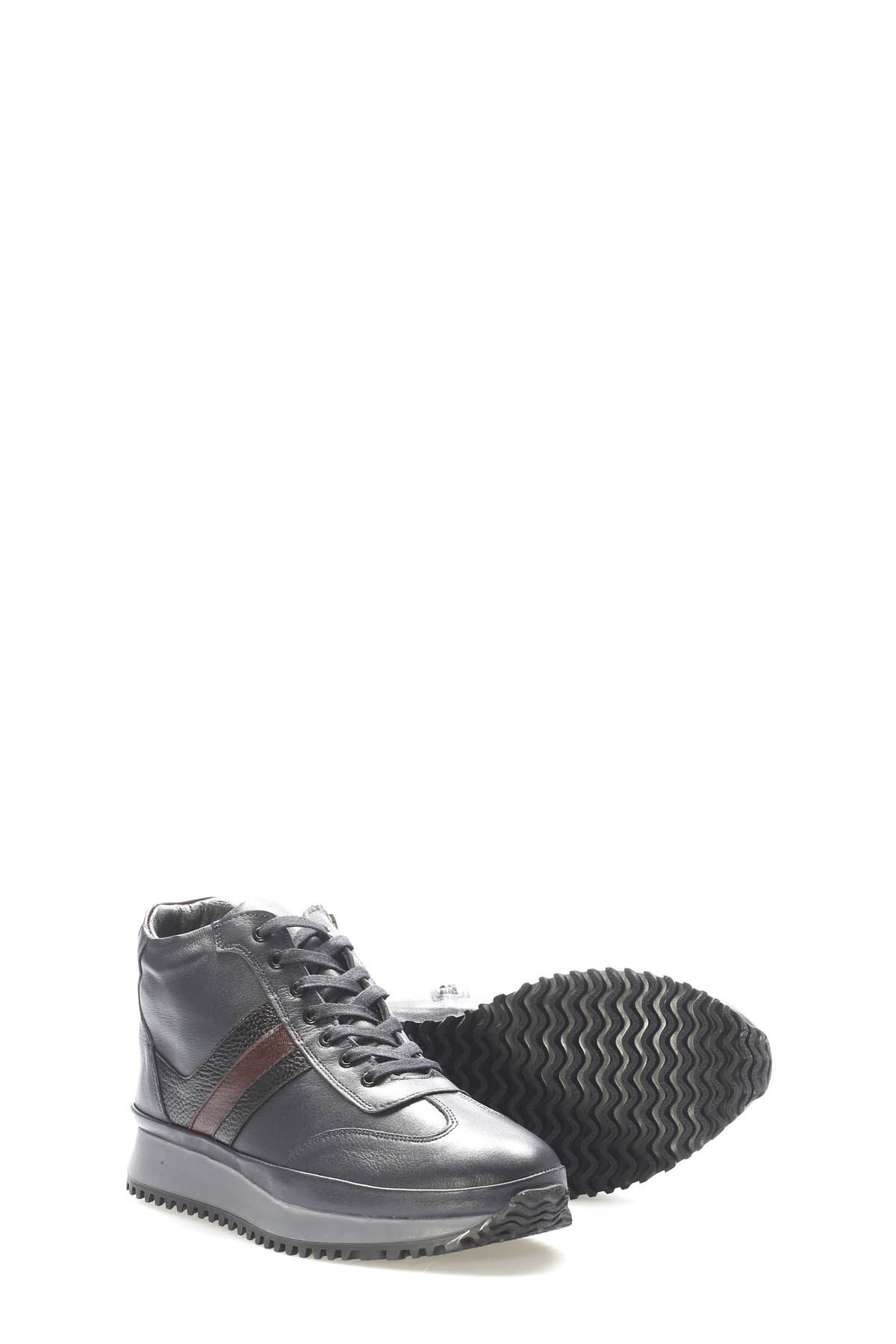 Hakiki Deri Kürklü Erkek Spor Bot 722KMA685 - Görsel 5