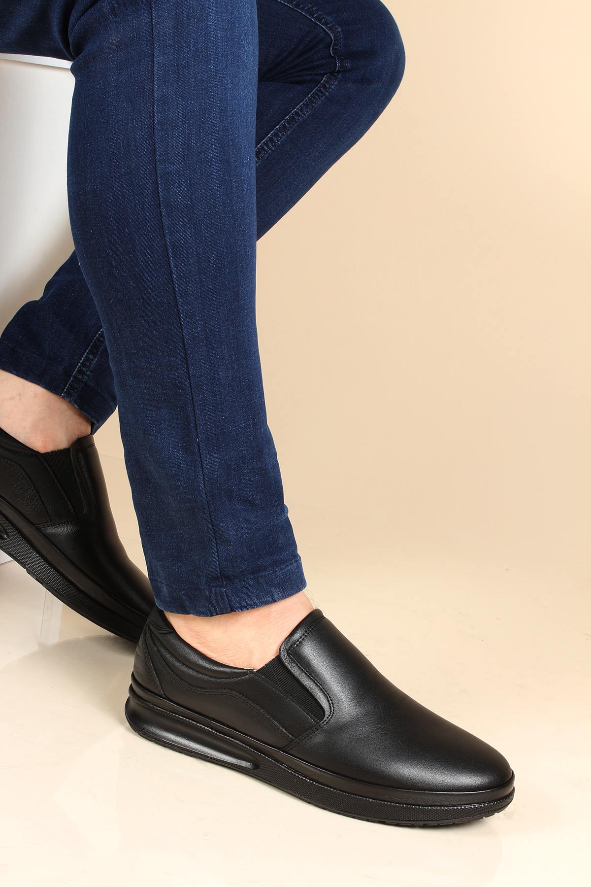 Hakiki Deri Erkek Casual Ayakkabı 662MAECCO - Görsel 2