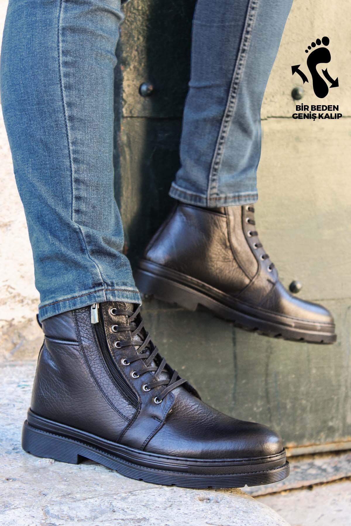 Hakiki Deri Erkek Klasik Bot 943SMA926 - Görsel 2