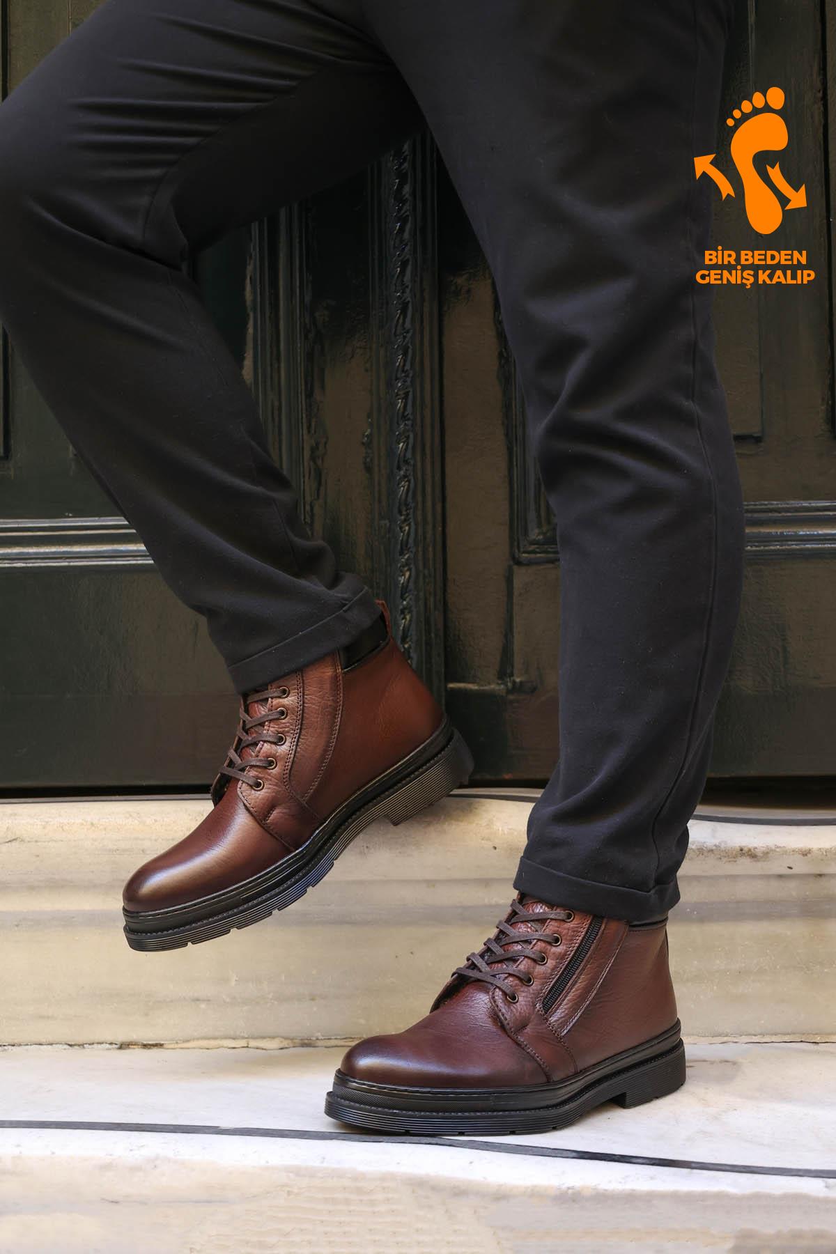 Hakiki Deri Erkek Klasik Bot 943SMA926 - Görsel 3