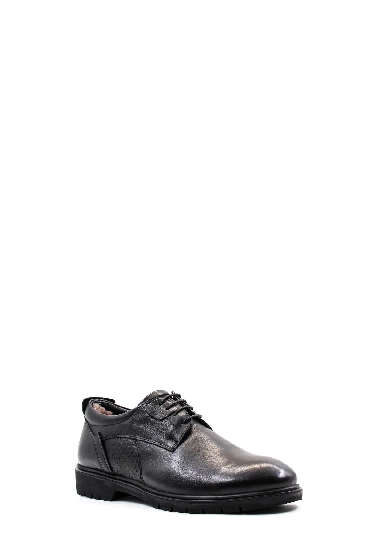Hakiki Deri Kürklü Erkek Klasik Ayakkabı 711KMA478 - Görsel 4