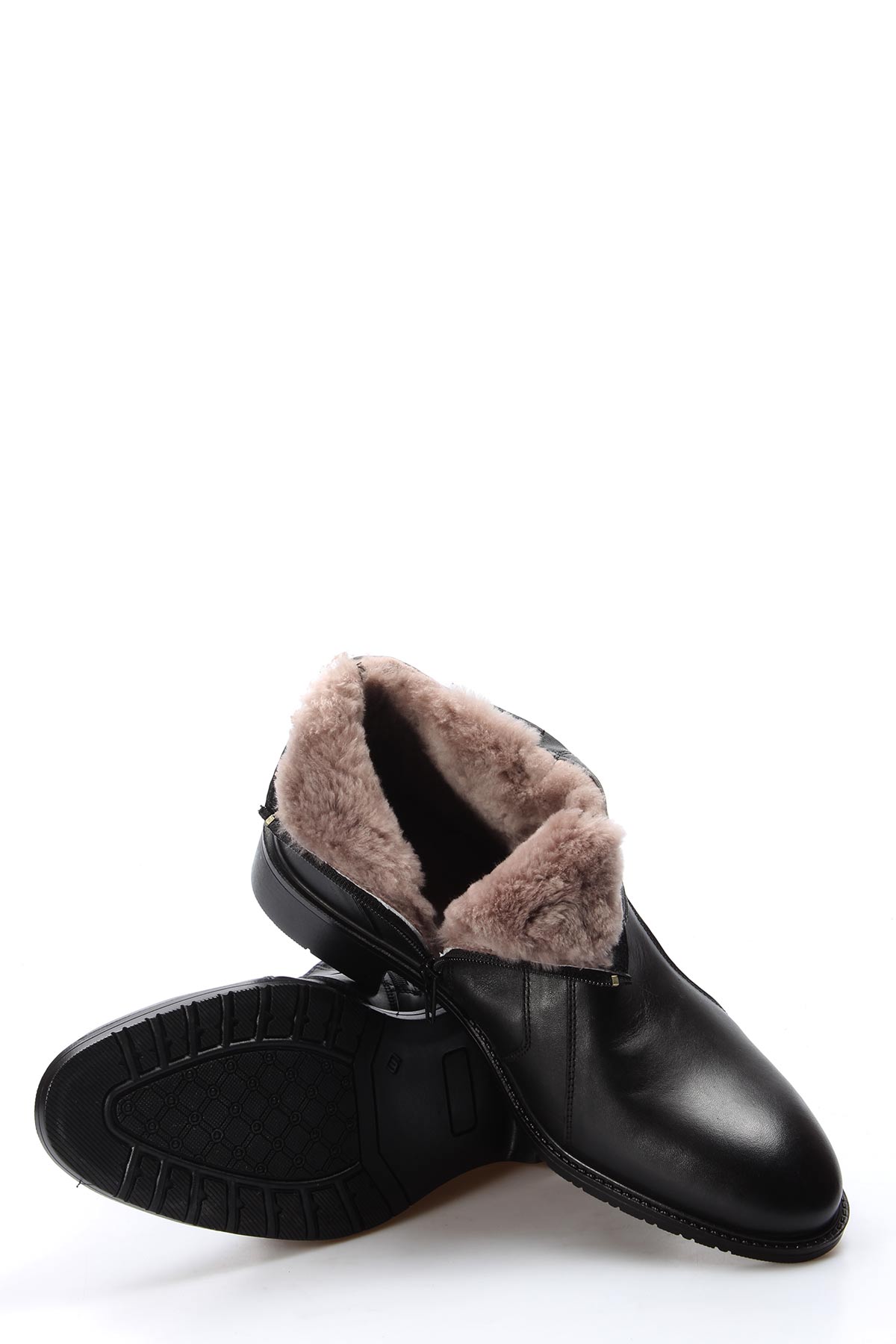 Hakiki Deri Kürklü Erkek Klasik Bot 711KMA4020 - Görsel 6