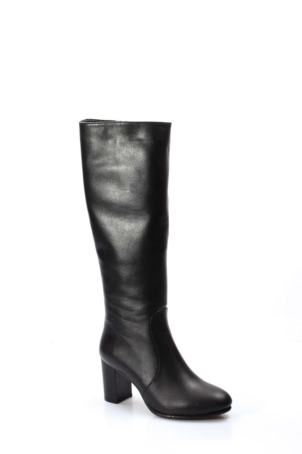 Hakiki Deri Kadın Klasik Çizme 064SZA999 - Görsel 4