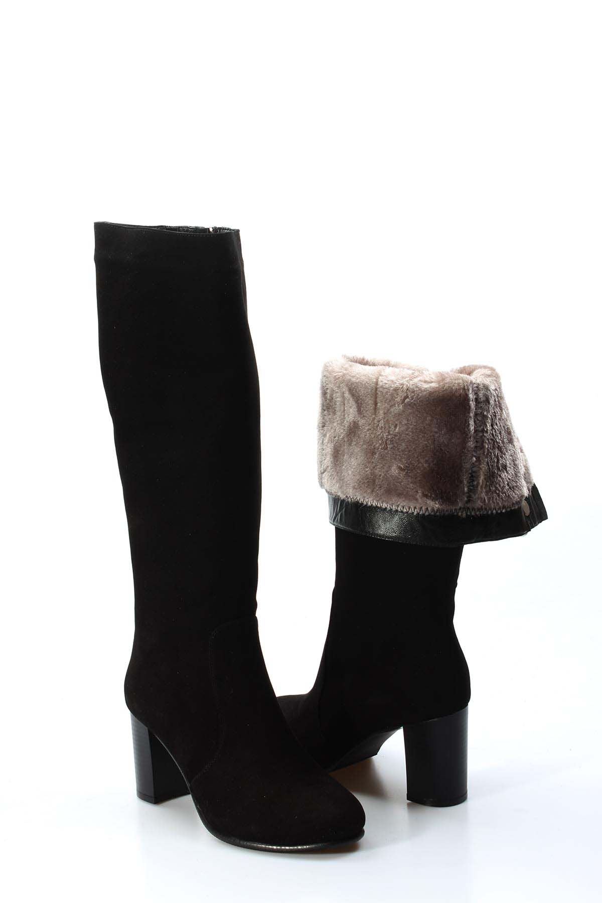 Hakiki Deri Kadın Klasik Çizme 064SZA999 - Görsel 6