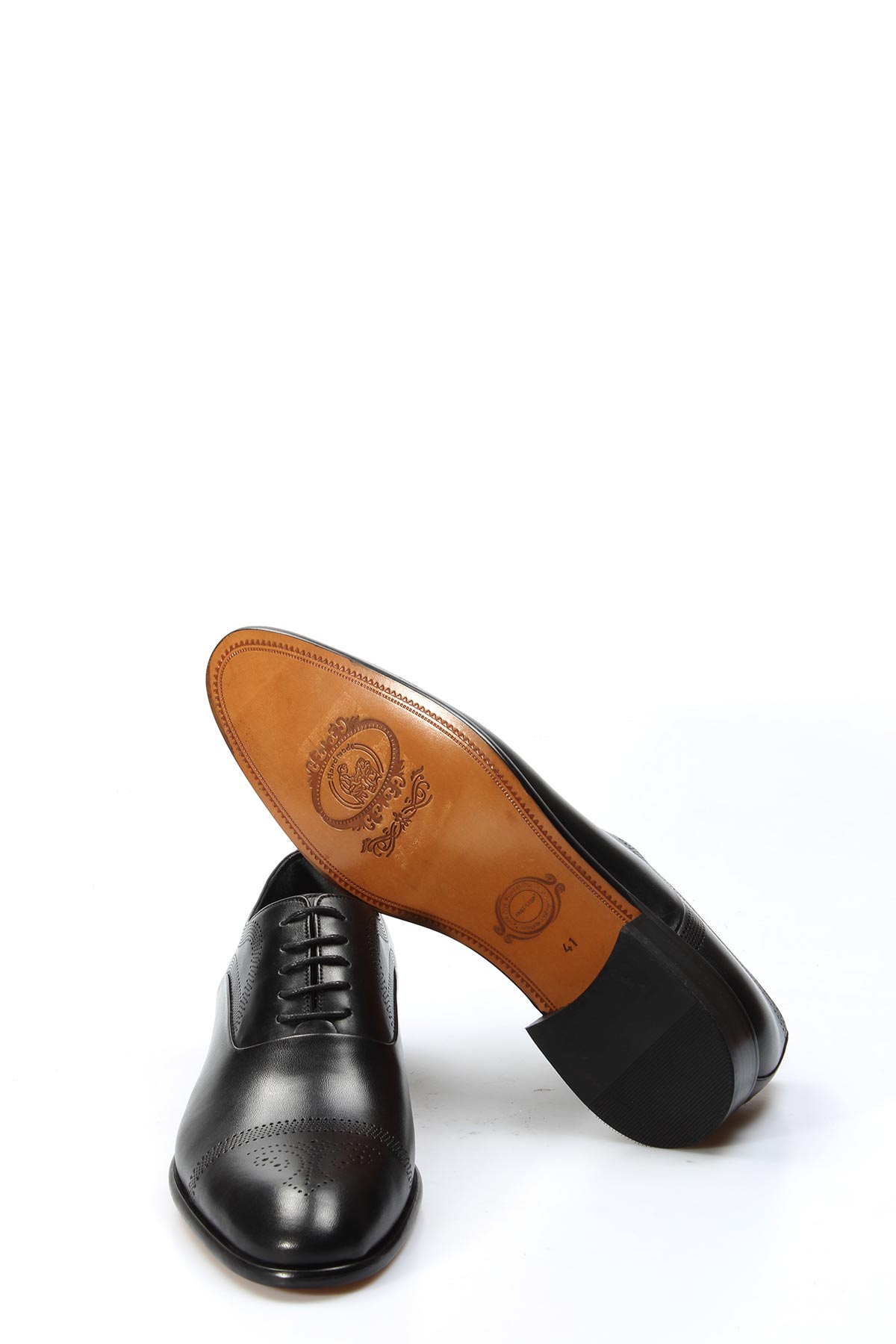 Hakiki Deri Kösele Erkek Klasik Ayakkabı 893MA4403 - Görsel 6