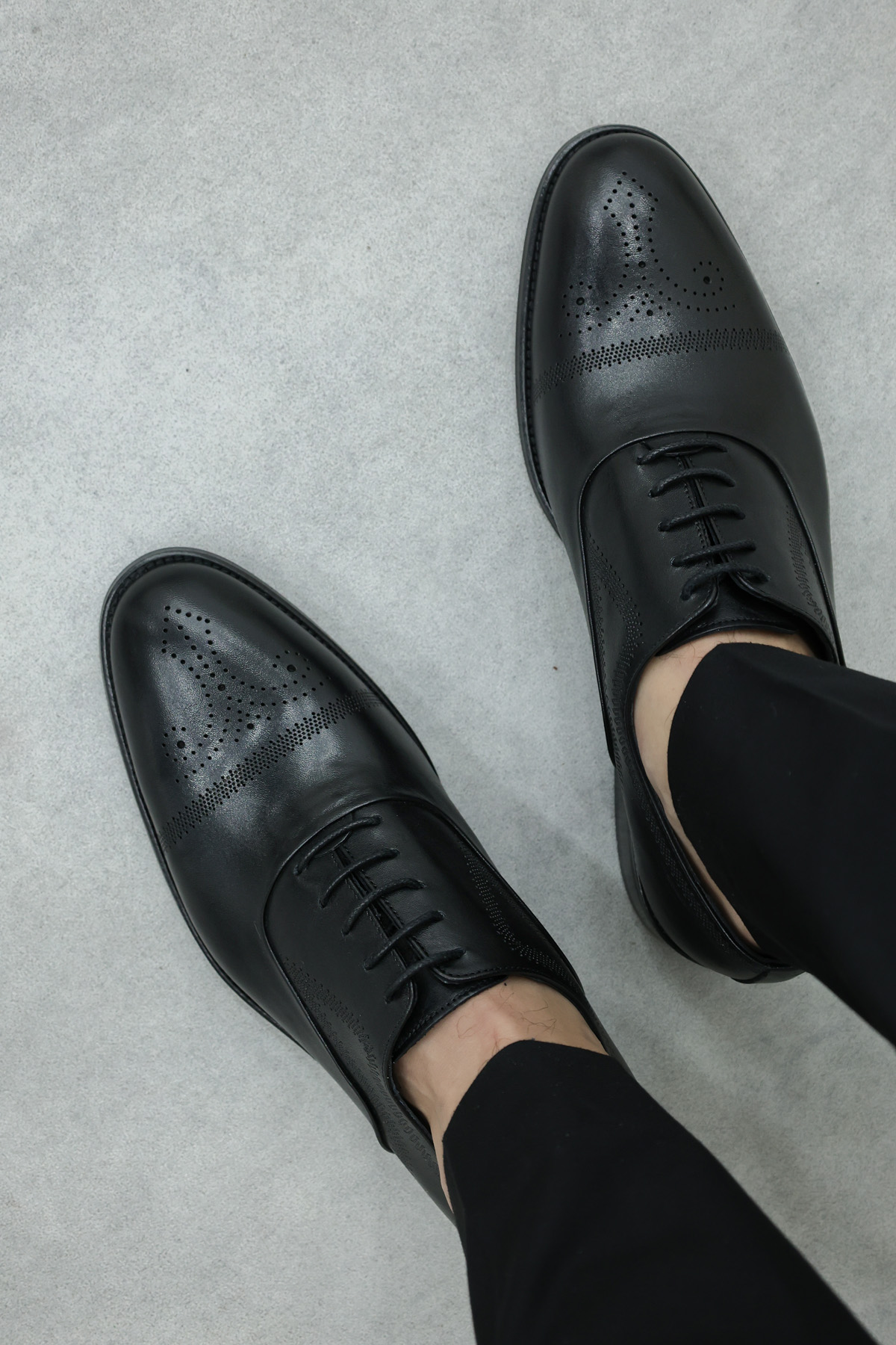 Hakiki Deri Erkek Klasik Ayakkabı 867MA077 - Görsel 7