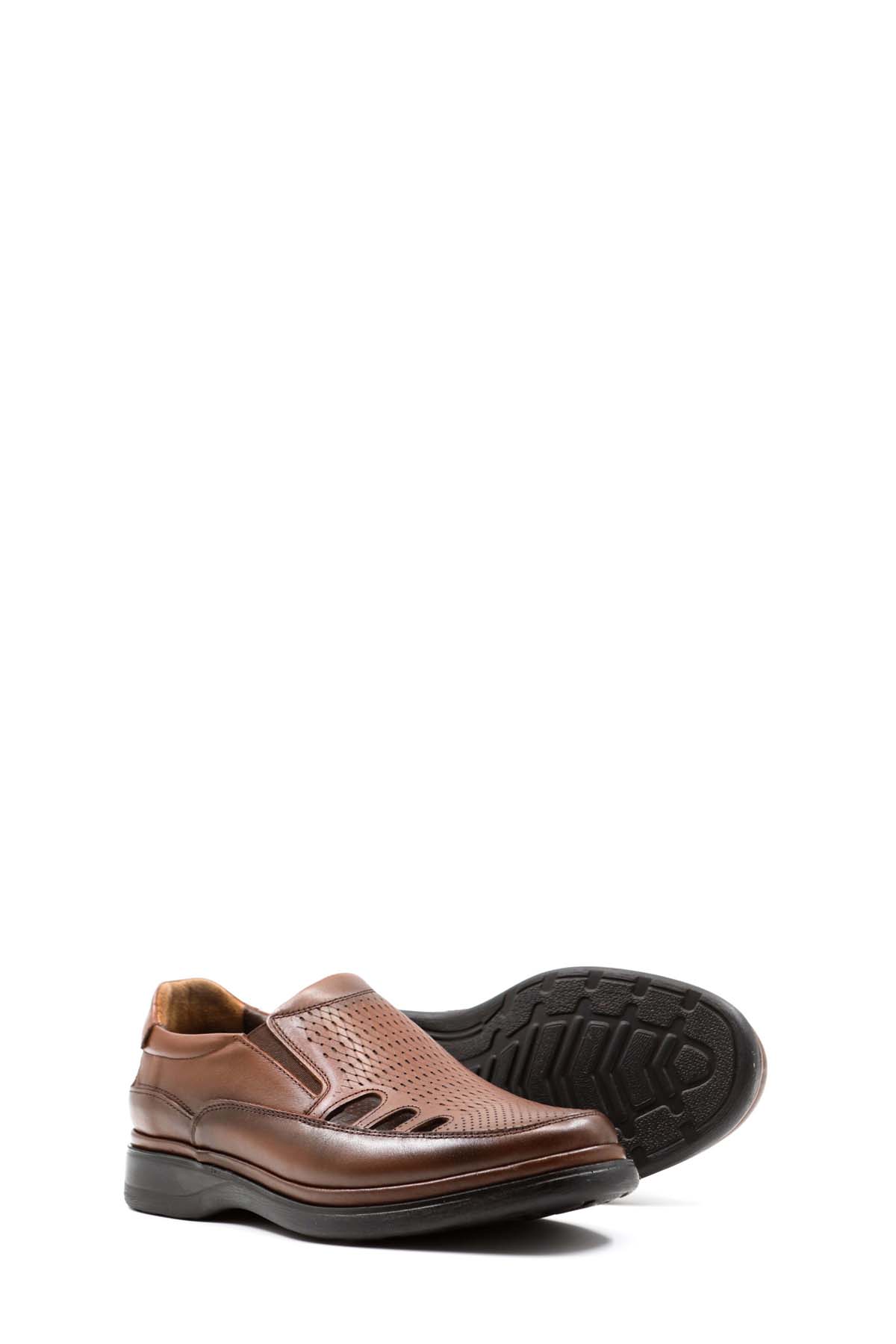 Hakiki Deri Ortopedik Erkek Casual Ayakkabı 662MA118KT - Görsel 6