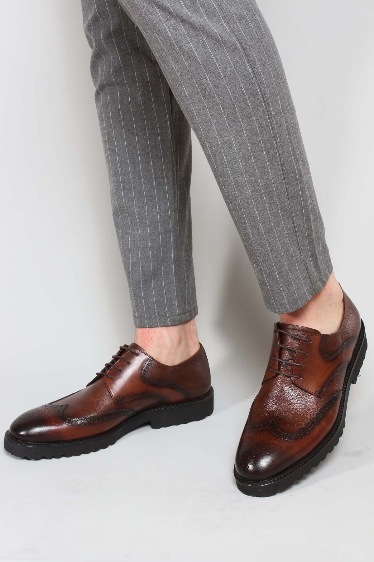 Hakiki Deri Erkek Klasik Ayakkabı 237MA625 - Görsel 2