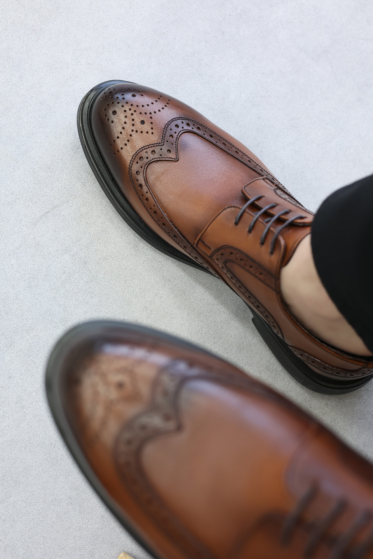 Hakiki Deri Erkek Klasik Ayakkabı 630MA724 - Görsel 3