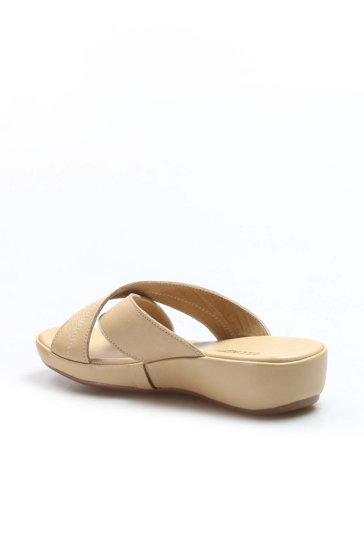 Hakiki Deri Kadın Düz Terlik 864ZAR03 - Görsel 4
