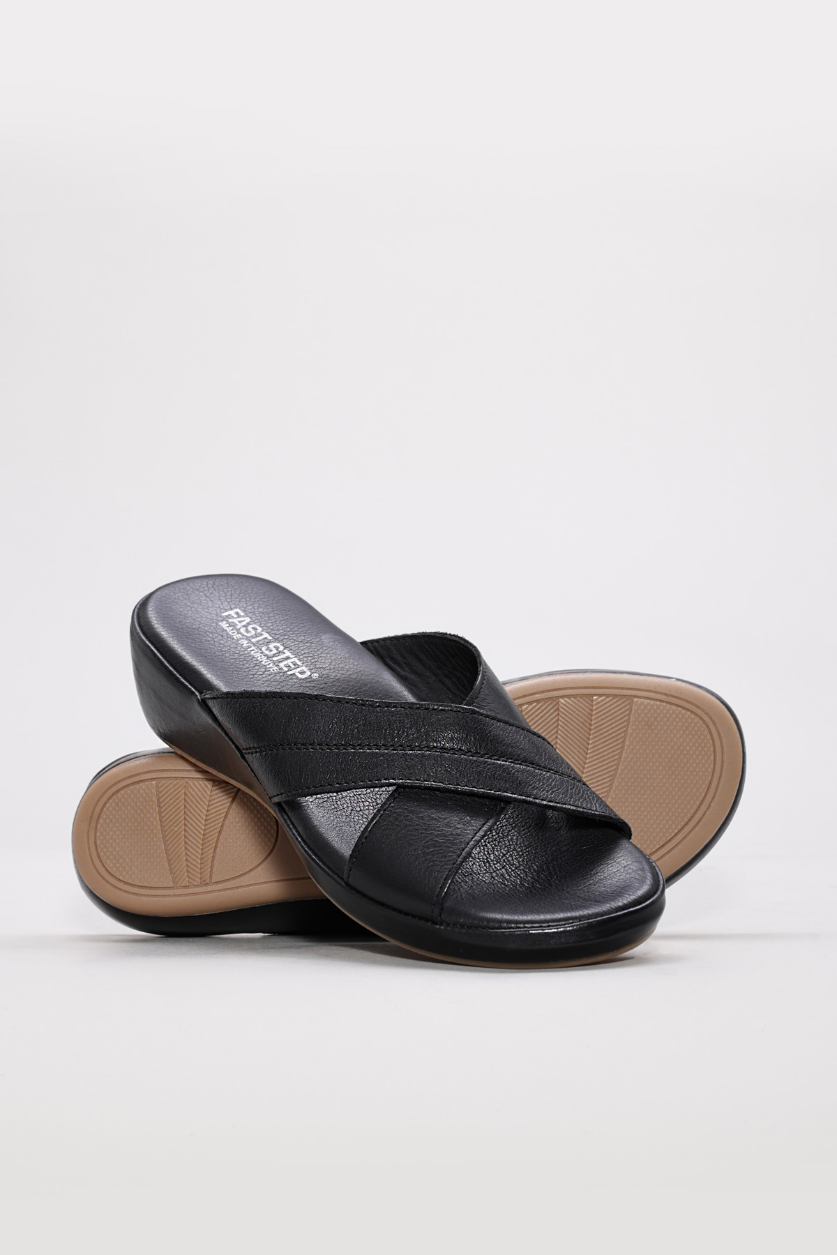 Hakiki Deri Kadın Düz Terlik 864ZAR03 - Görsel 5