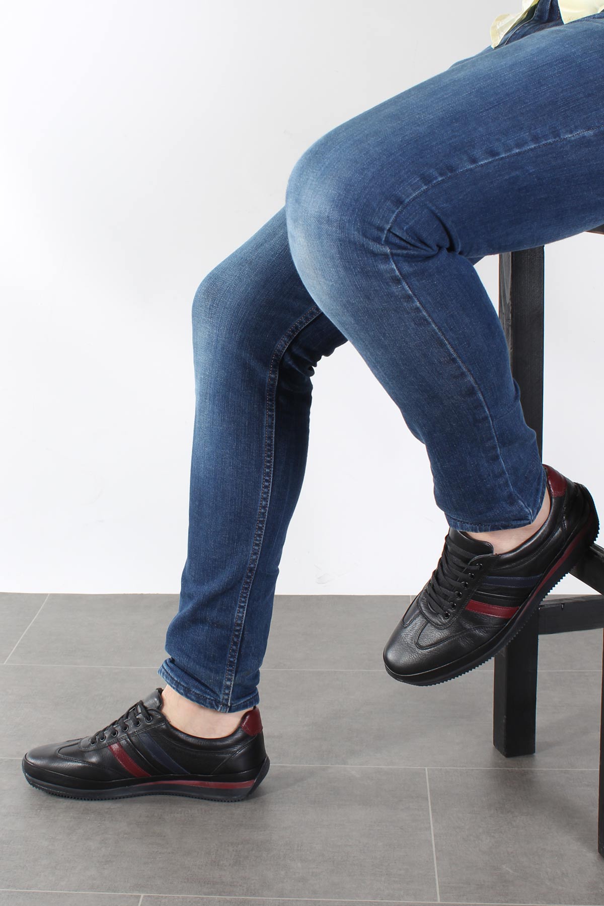 Hakiki Deri Erkek Spor Ayakkabı 856MA1798 - Görsel 2