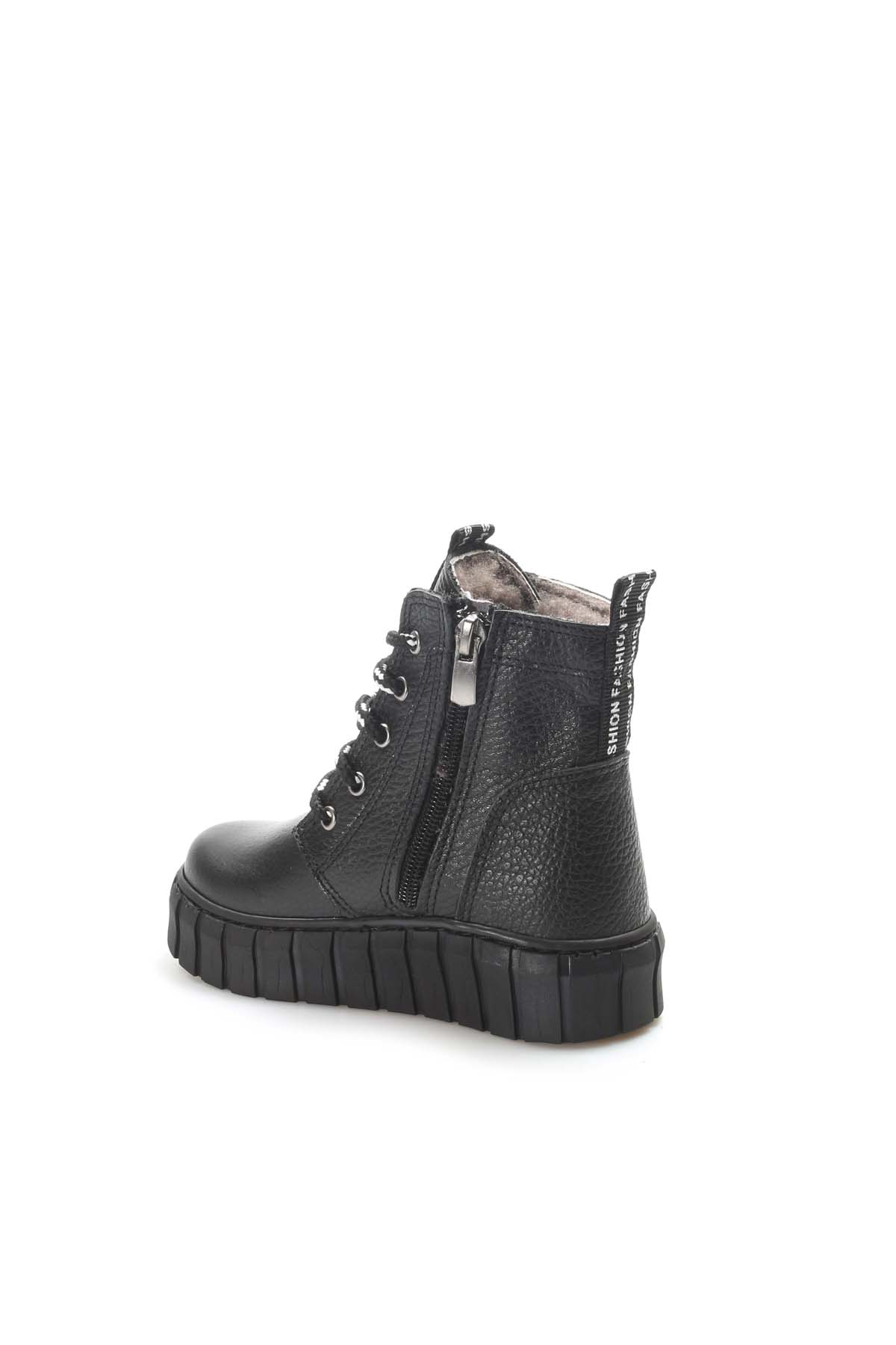 Hakiki Deri Kürklü Unisex Çocuk Klasik Bot 769KXA130 - Görsel 4