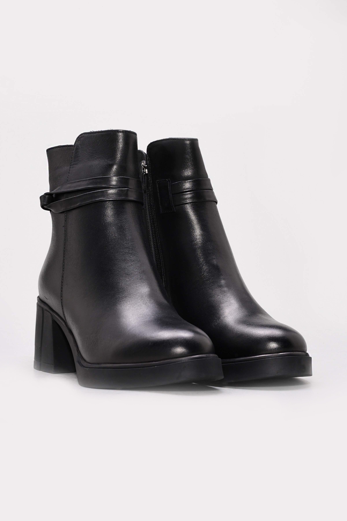 Hakiki Deri Kadın Klasik Bot 757SZA2655 - Görsel 5