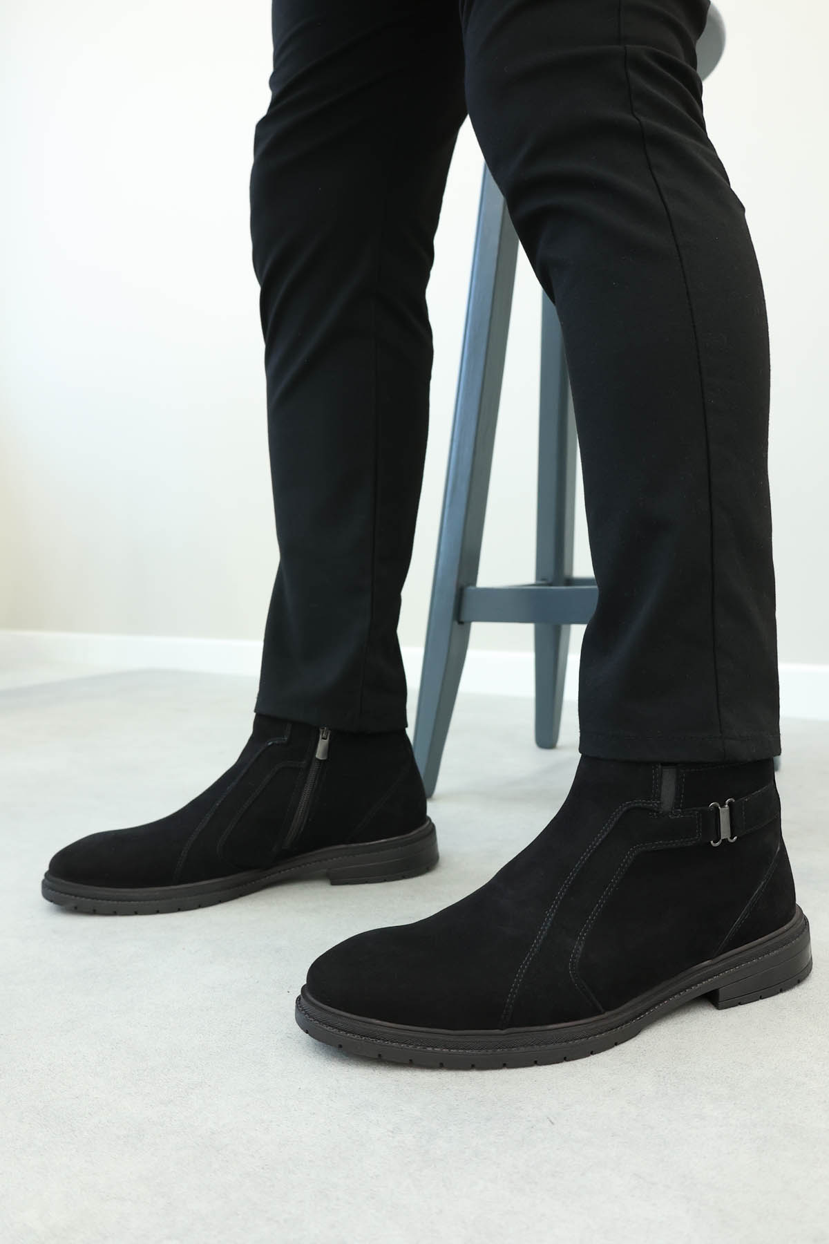 Hakiki Deri Kürklü Erkek Klasik Bot 711KMA4020 - Görsel 2