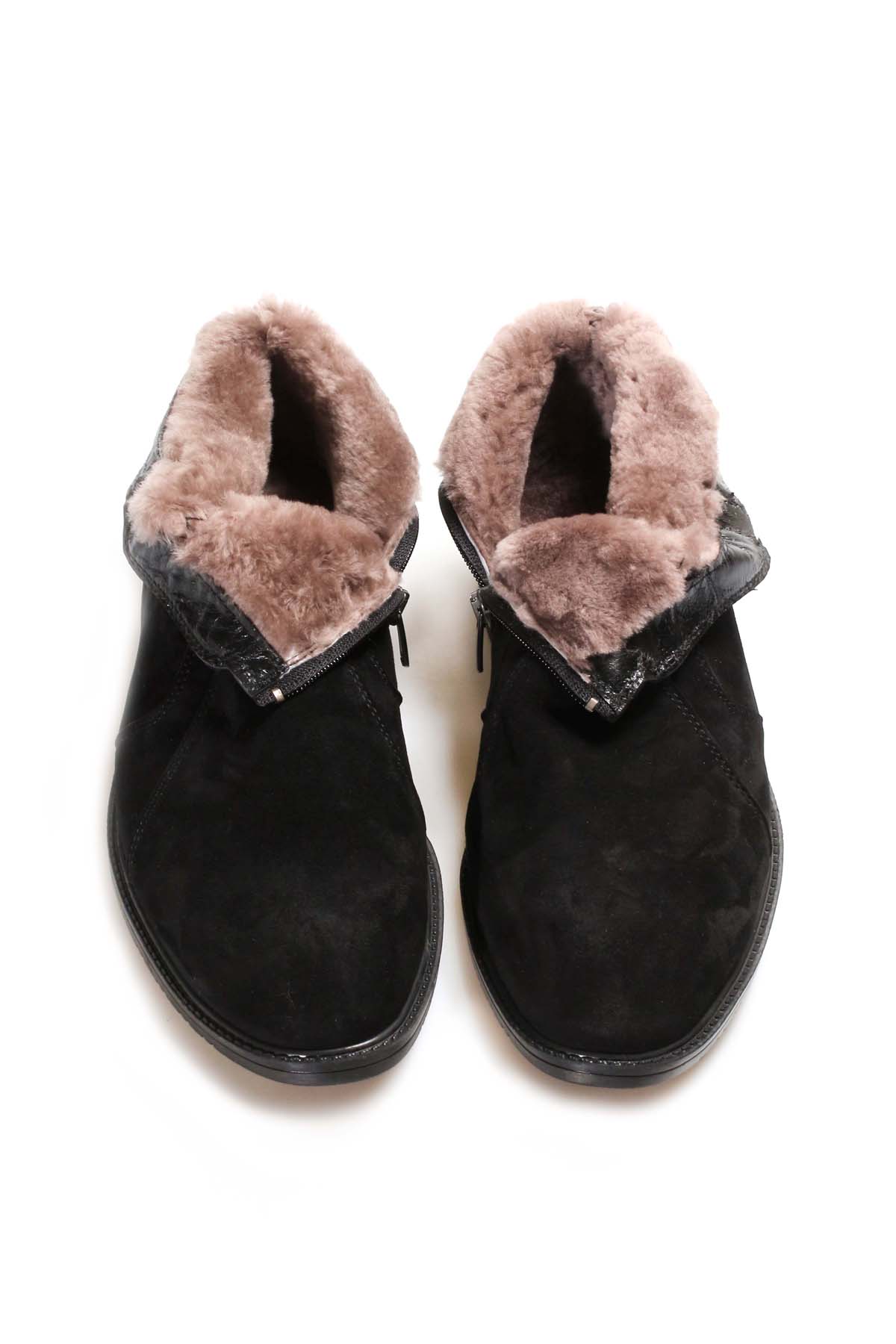 Hakiki Deri Kürklü Erkek Klasik Bot 711KMA4020 - Görsel 6