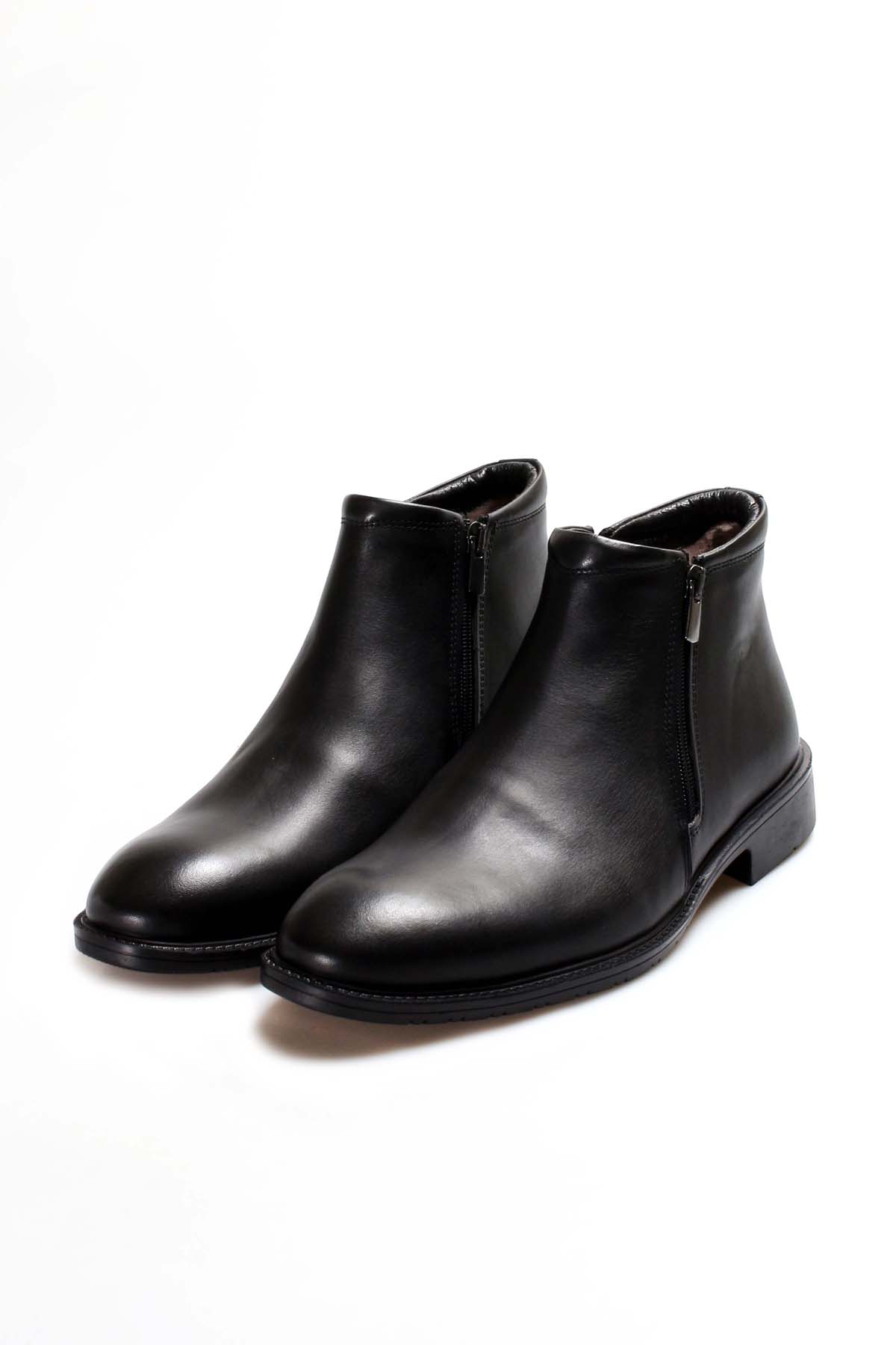 Hakiki Deri Kürklü Erkek Klasik Bot 711KMA4004 - Görsel 7