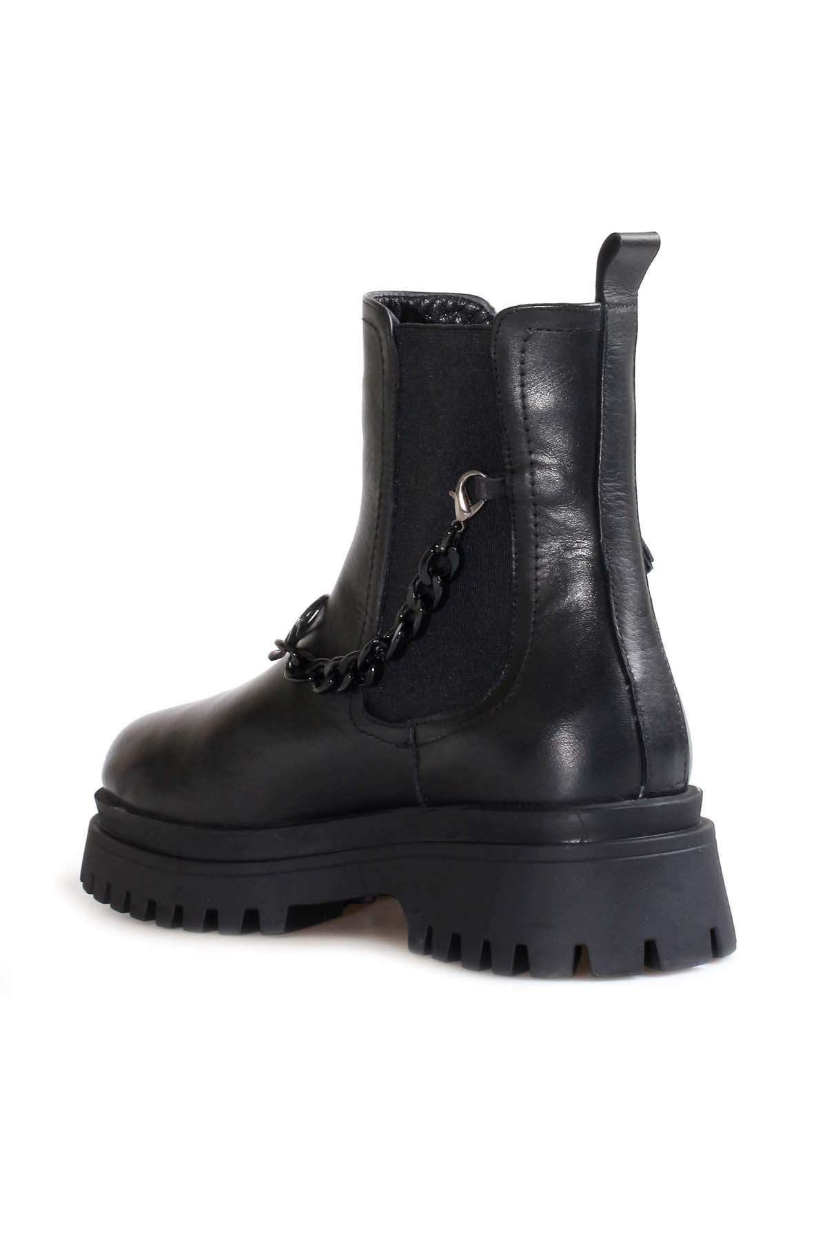 Hakiki Deri Kadın Klasik Bot 916SZA3578 - Görsel 3