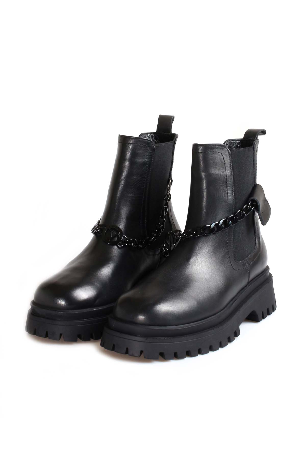 Hakiki Deri Kadın Klasik Bot 916SZA3578 - Görsel 6