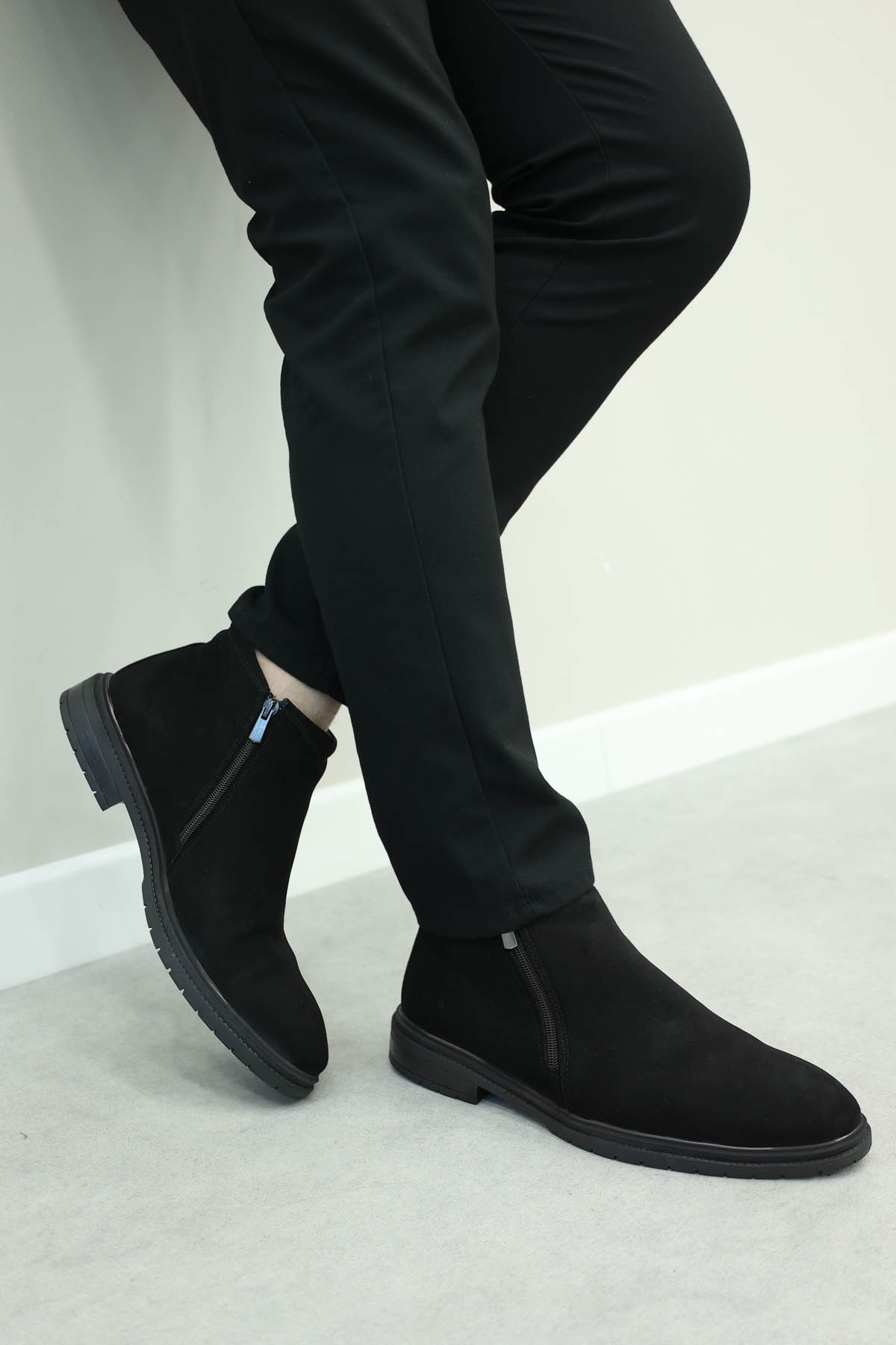 Hakiki Deri Kürklü Erkek Klasik Bot 711KMA4004 - Görsel 2