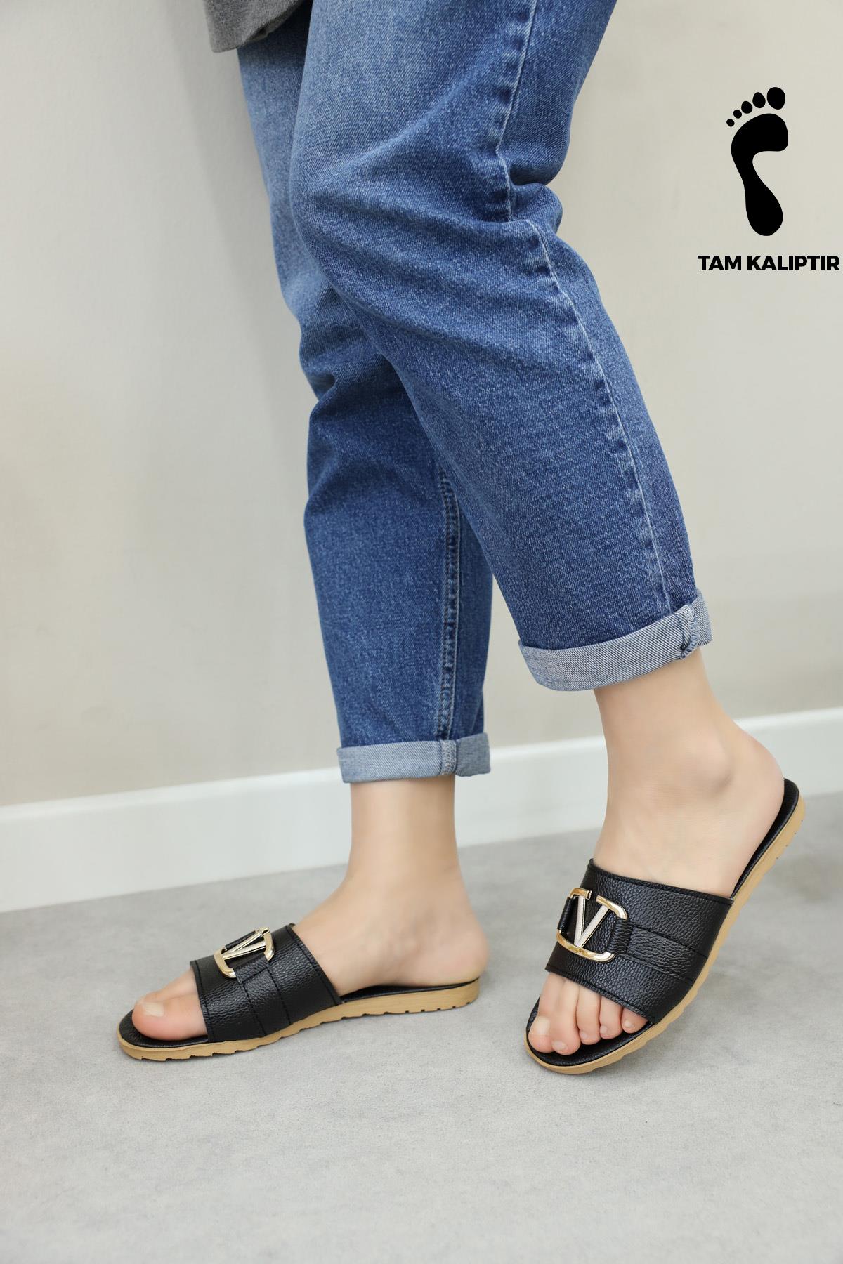 Kadın Düz Terlik 935ZA120 - Görsel 2