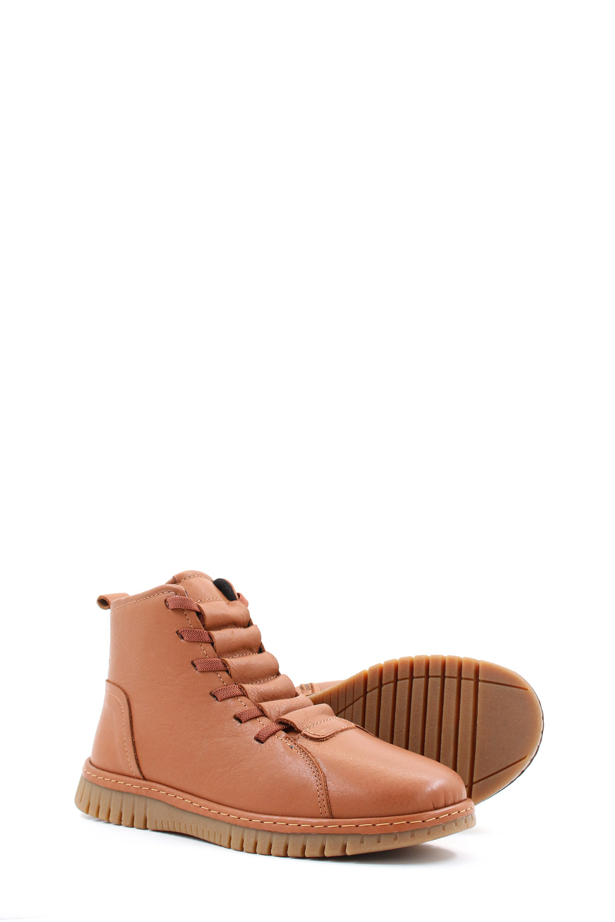 Hakiki Deri Kadın Klasik Bot 757SZA23662 - Görsel 5