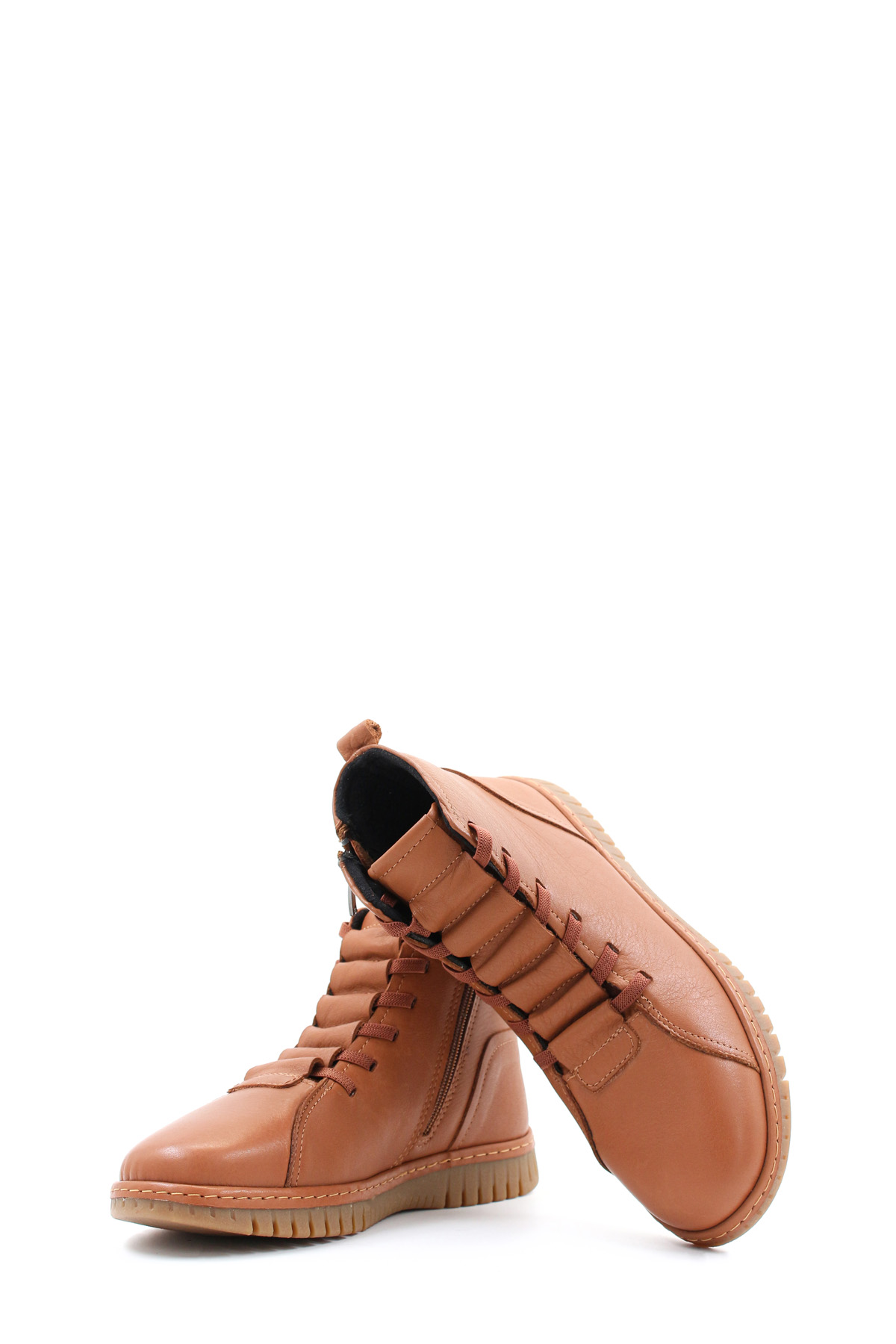 Hakiki Deri Kadın Klasik Bot 757SZA23662 - Görsel 6