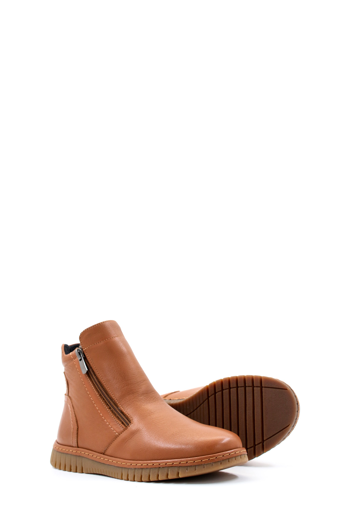 Hakiki Deri Kadın Klasik Bot 757SZA23665 - Görsel 6